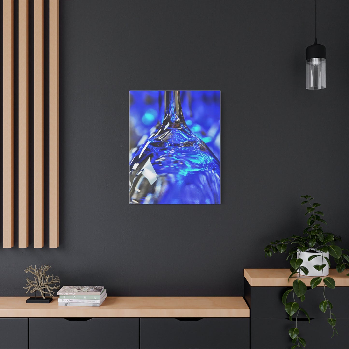 Blue Reflection Canvas Art Print