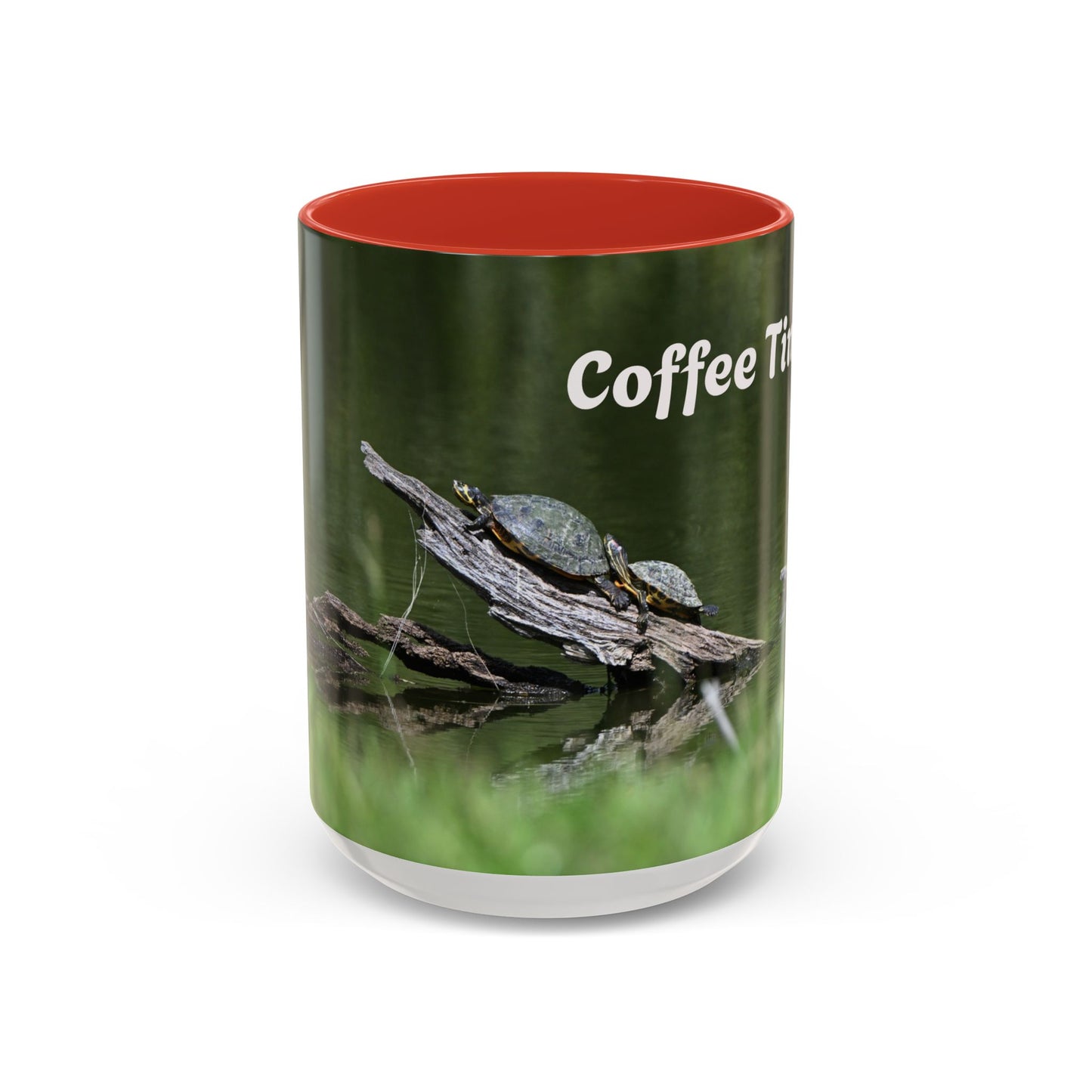 Nature-Inspired Coffee Mug with 'Coffee Time' Design - Perfect Gift for Nature Lovers