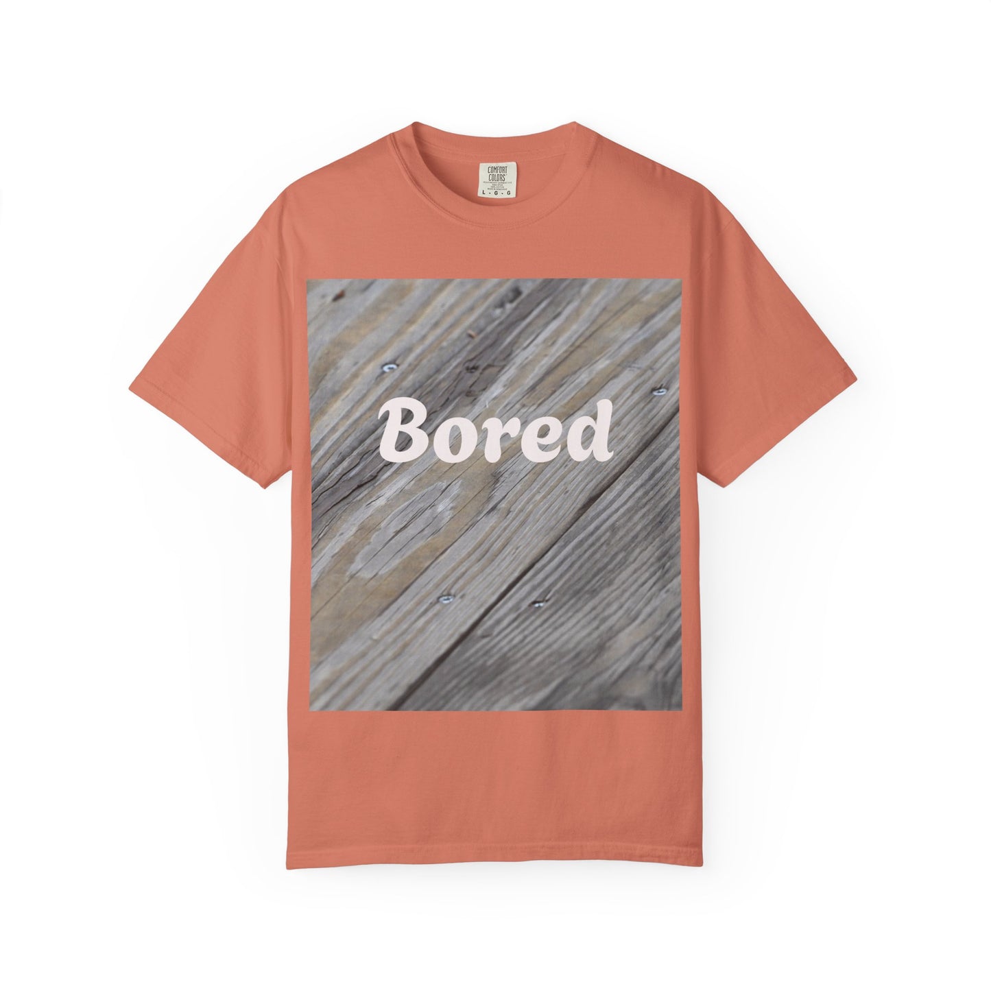 Bored Unisex Garment-Dyed T-Shirt, Casual Tee, Relaxed Shirt, Gift for Teens, Everyday Wear, Comfortable Clothing