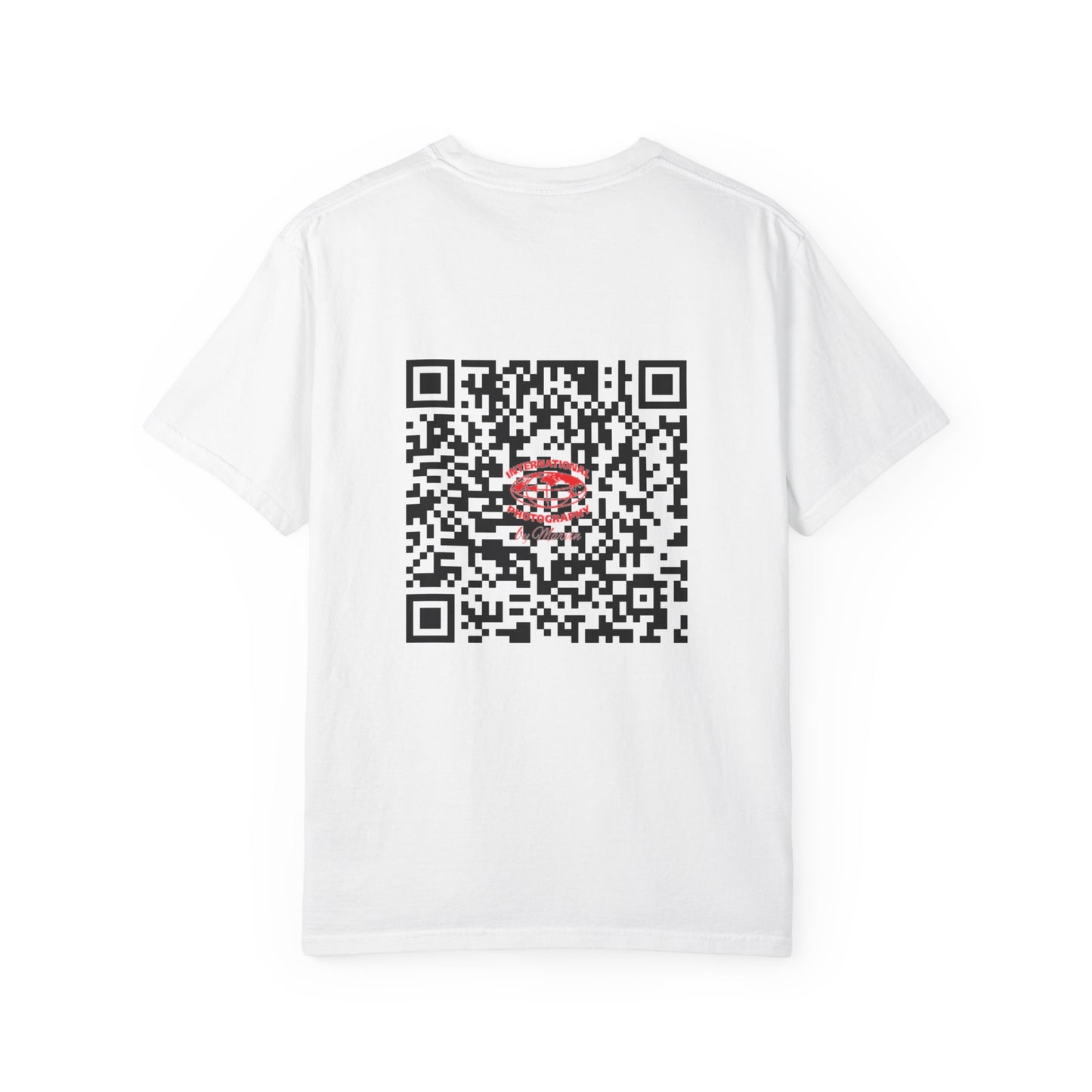 Photography Lover's Unisex T-Shirt, Travel Gift, Graphic Tee, Unique QR Code Design, International Photography Merchandise