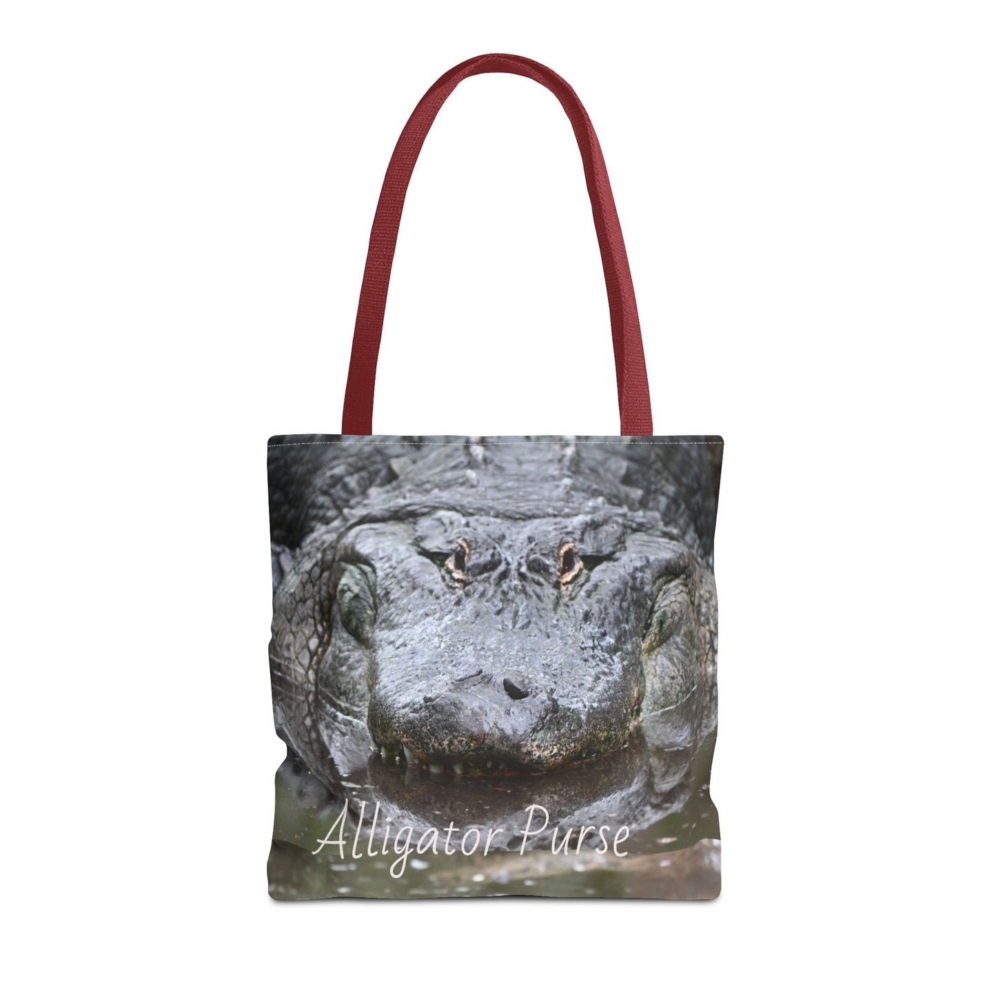 Alligator Print Tote Bag, Wildlife Lover Gift, Eco-Friendly Bag, Beach Tote, Animal Lovers' Accessory, Unique Alligator Purse