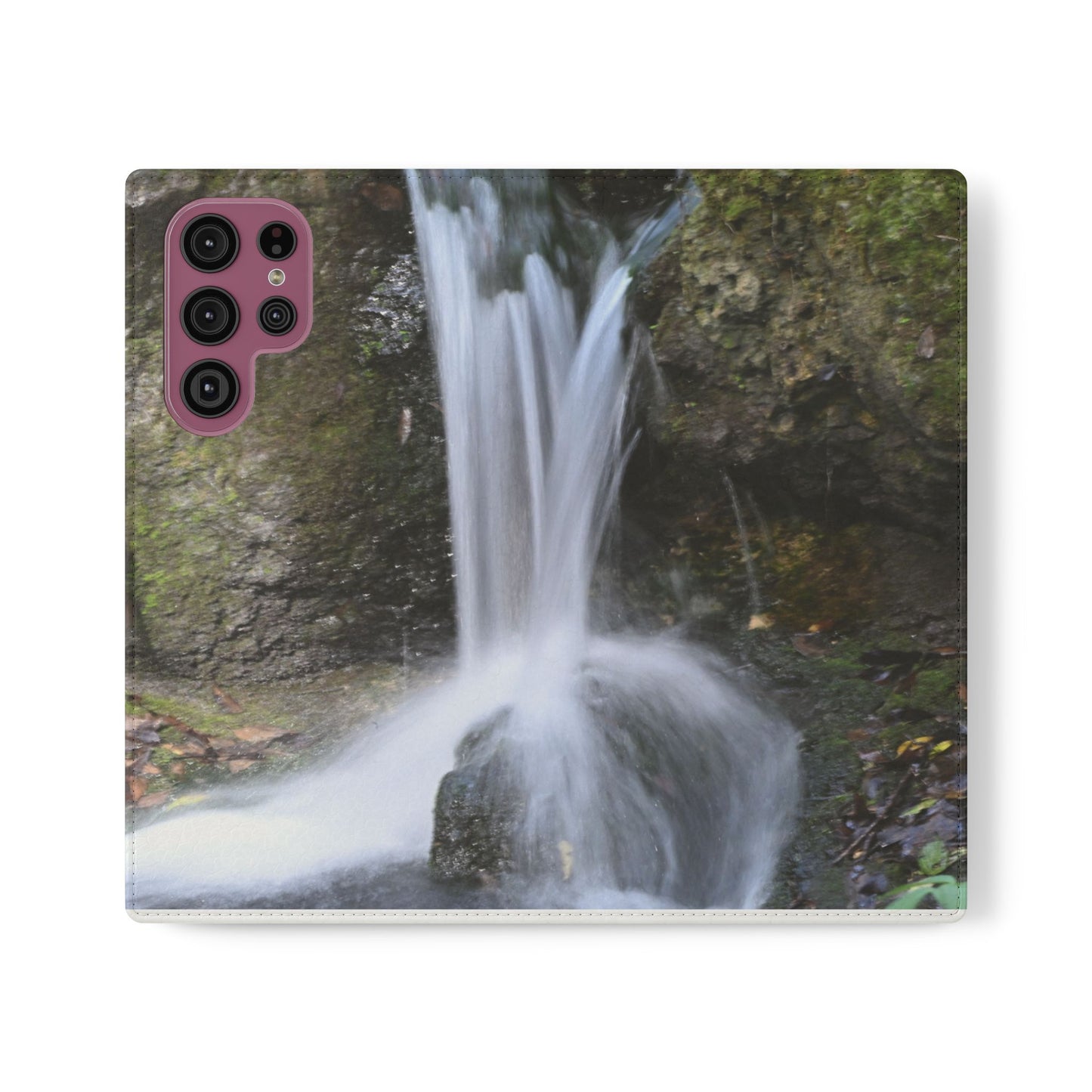 Scenic Waterfall Flip Case, Nature Phone Wallet, Eco-Friendly Phone Accessory, Gift for Nature Lovers, Travel Must-Have