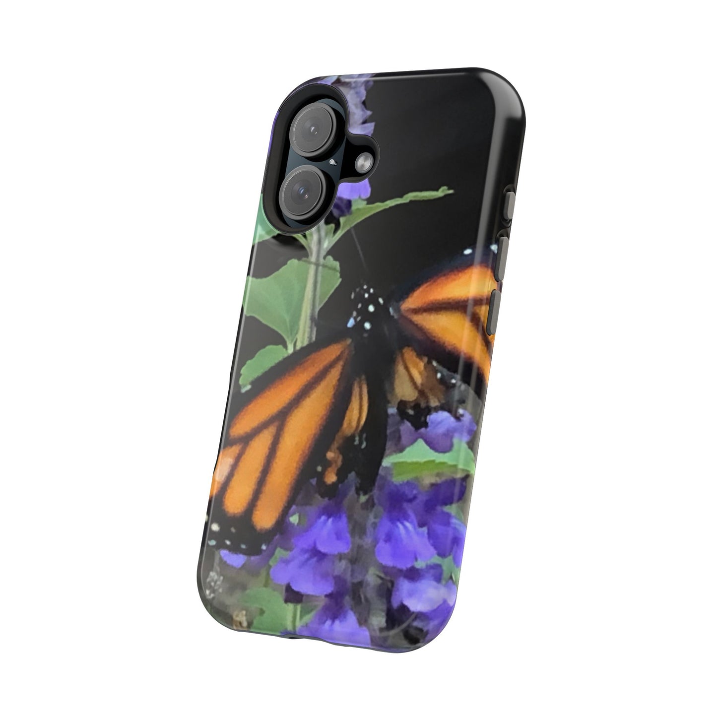 Butterfly Floral Magnetic Tough Cases, Nature Phone Cases, Gift for Nature Lovers, Eco-Friendly Cell Phone Case, Unique Smartphone Accessory