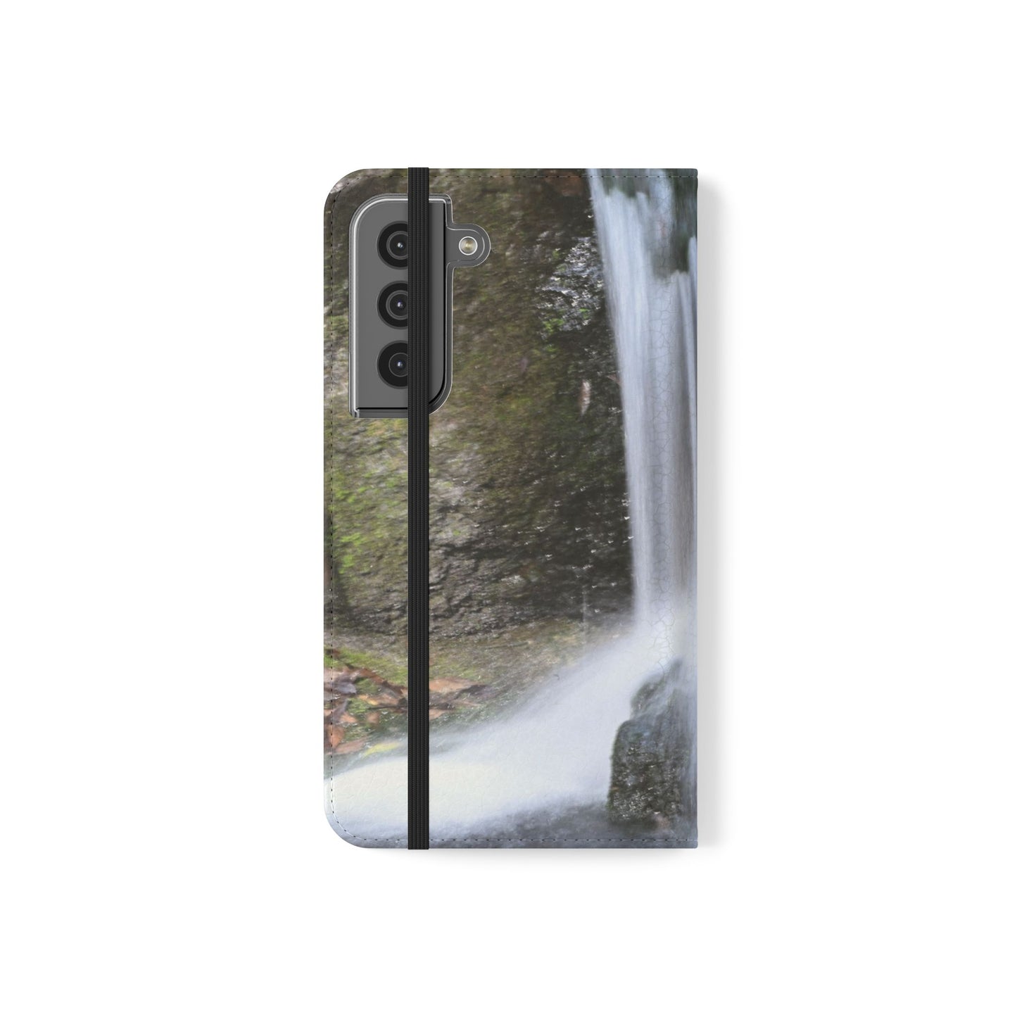 Scenic Waterfall Flip Case, Nature Phone Wallet, Eco-Friendly Phone Accessory, Gift for Nature Lovers, Travel Must-Have