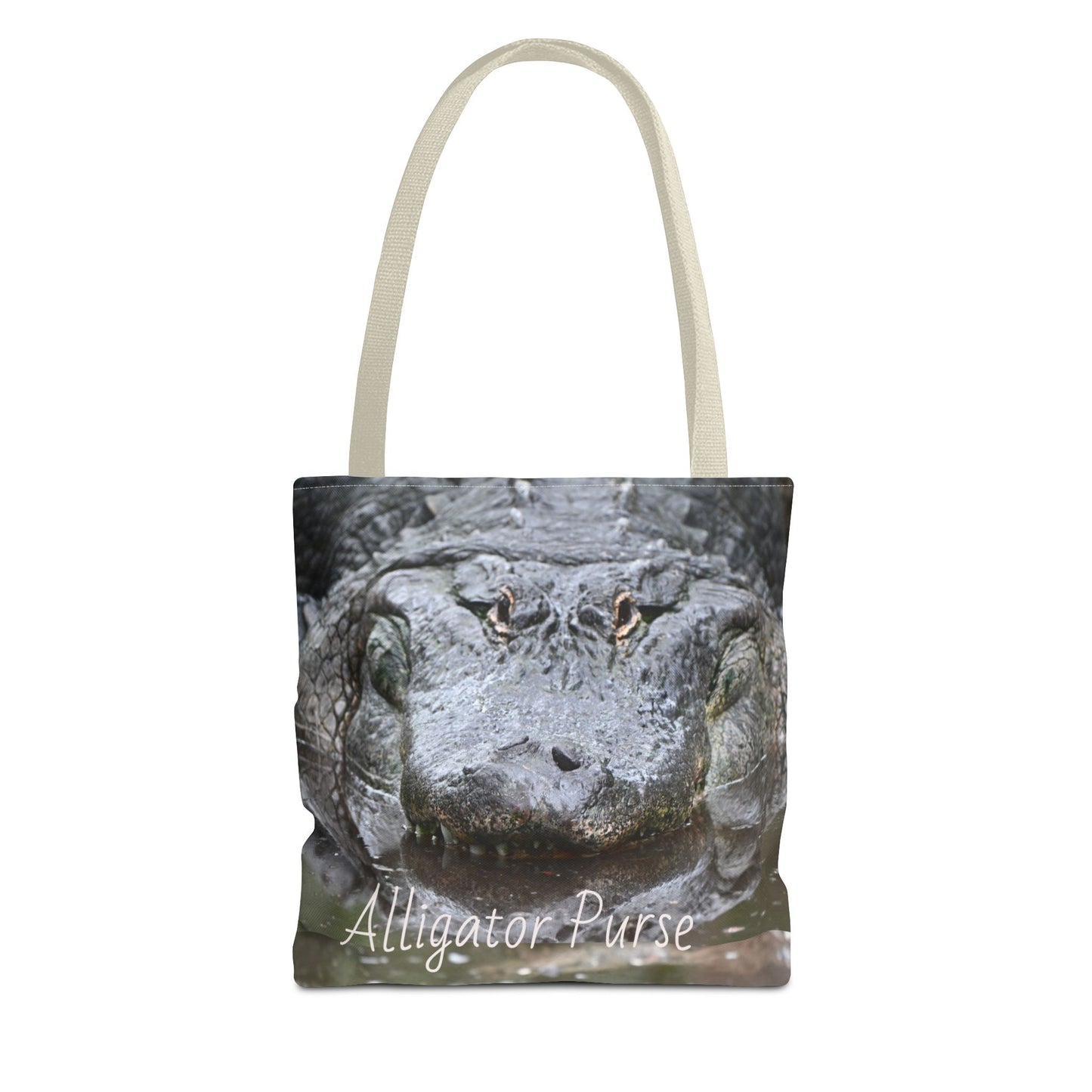 Alligator Print Tote Bag, Wildlife Lover Gift, Eco-Friendly Bag, Beach Tote, Animal Lovers' Accessory, Unique Alligator Purse