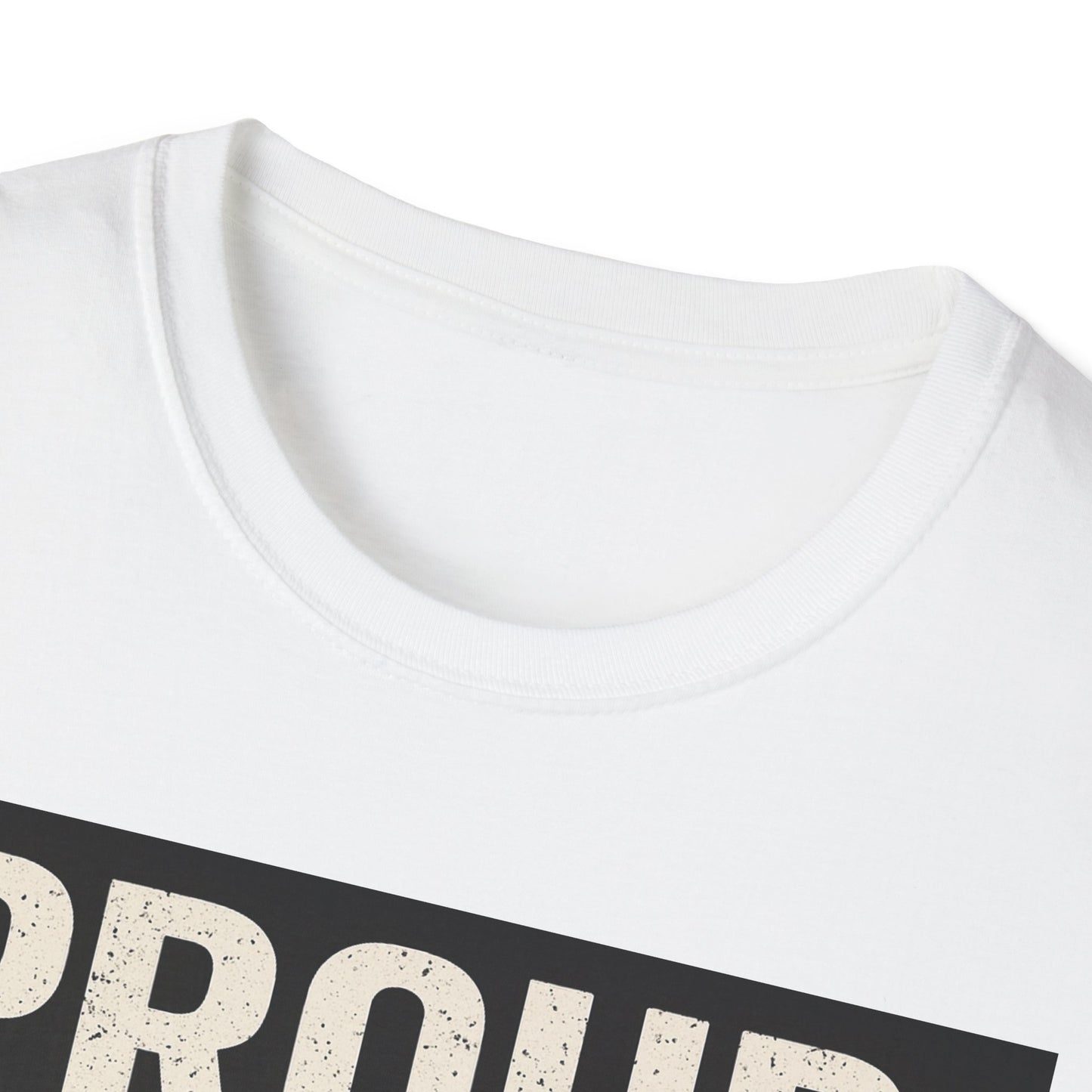 Proud Military Brat T-Shirt, Unisex Softstyle Tee, Patriotic Gift, Military Family Apparel, Comfortable Casual Wear, Support Our Troops