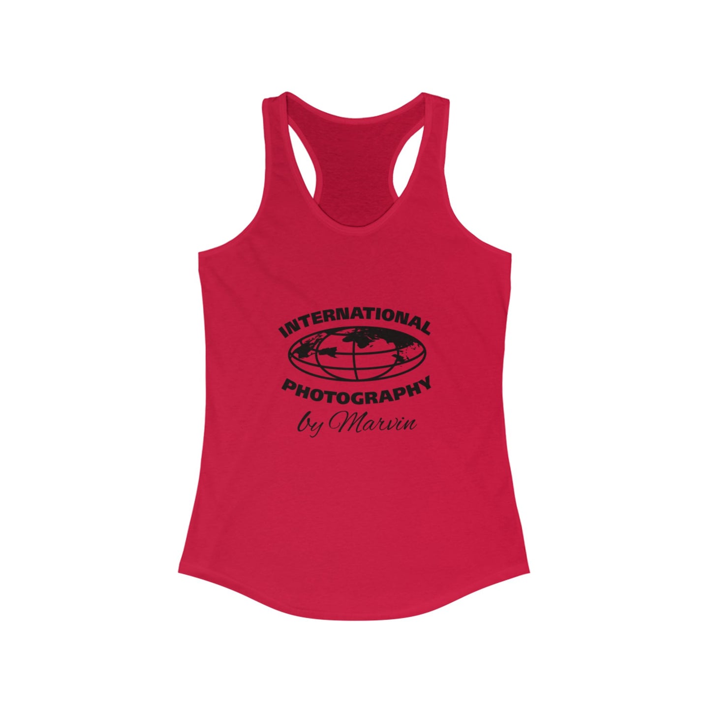 International Photography Women's Racerback Tank, Photography Gift, Summer Style, Travel Enthusiast Top, Vacation Wear