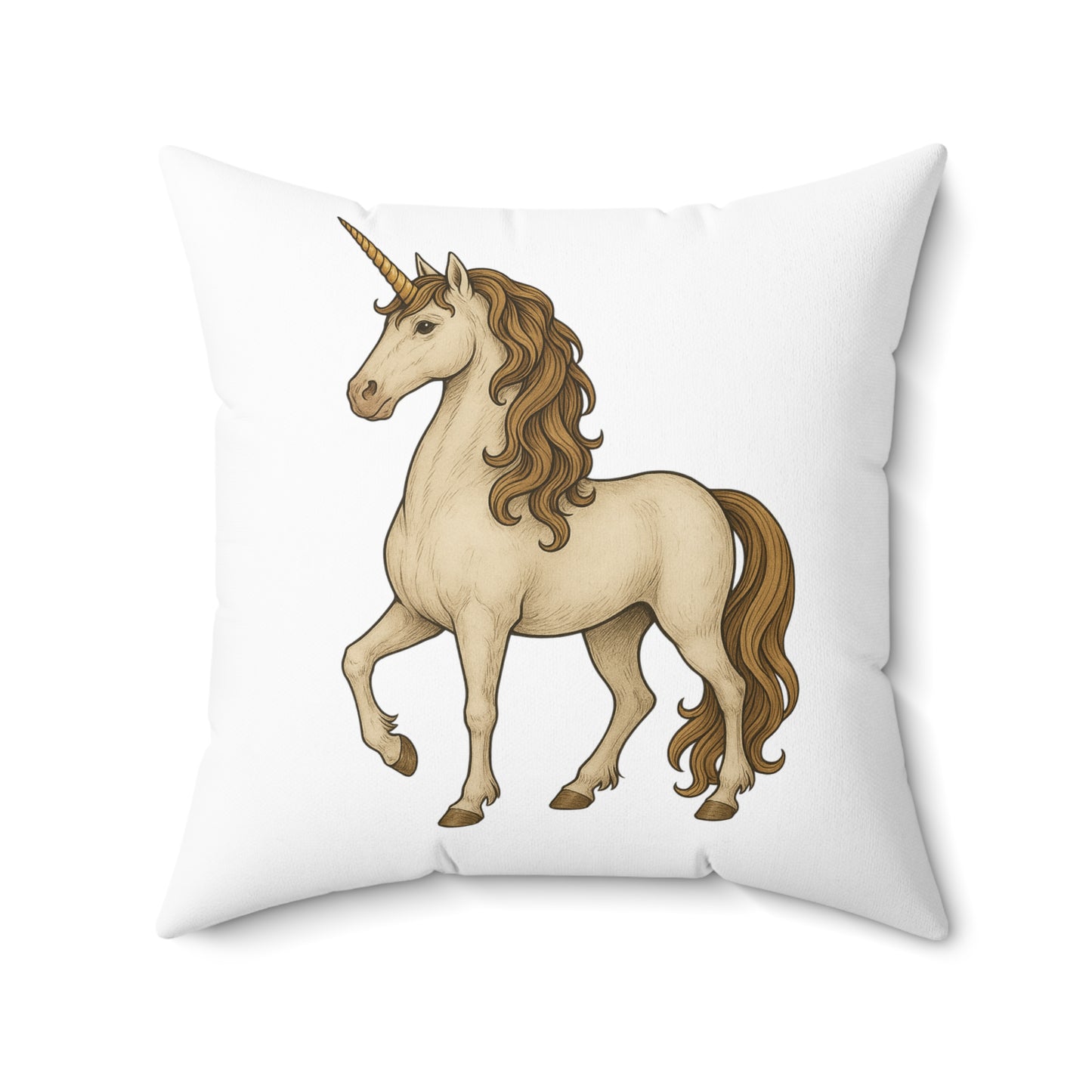 Unicorn Decorative Pillow, Fantasy Home Decor, Kids Room Accent, Magical Gift, Unicorn Lover Cushion, Cozy Sitting Pillow