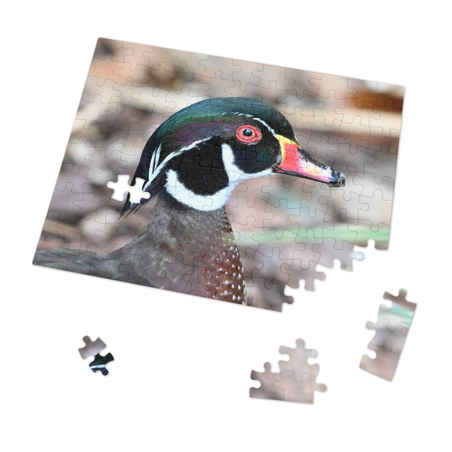 Wood Duck Puzzle, Relaxing Jigsaw Game, Unique Gift for Nature Lovers, Fun Family Activity, Bird Enthusiast Puzzle