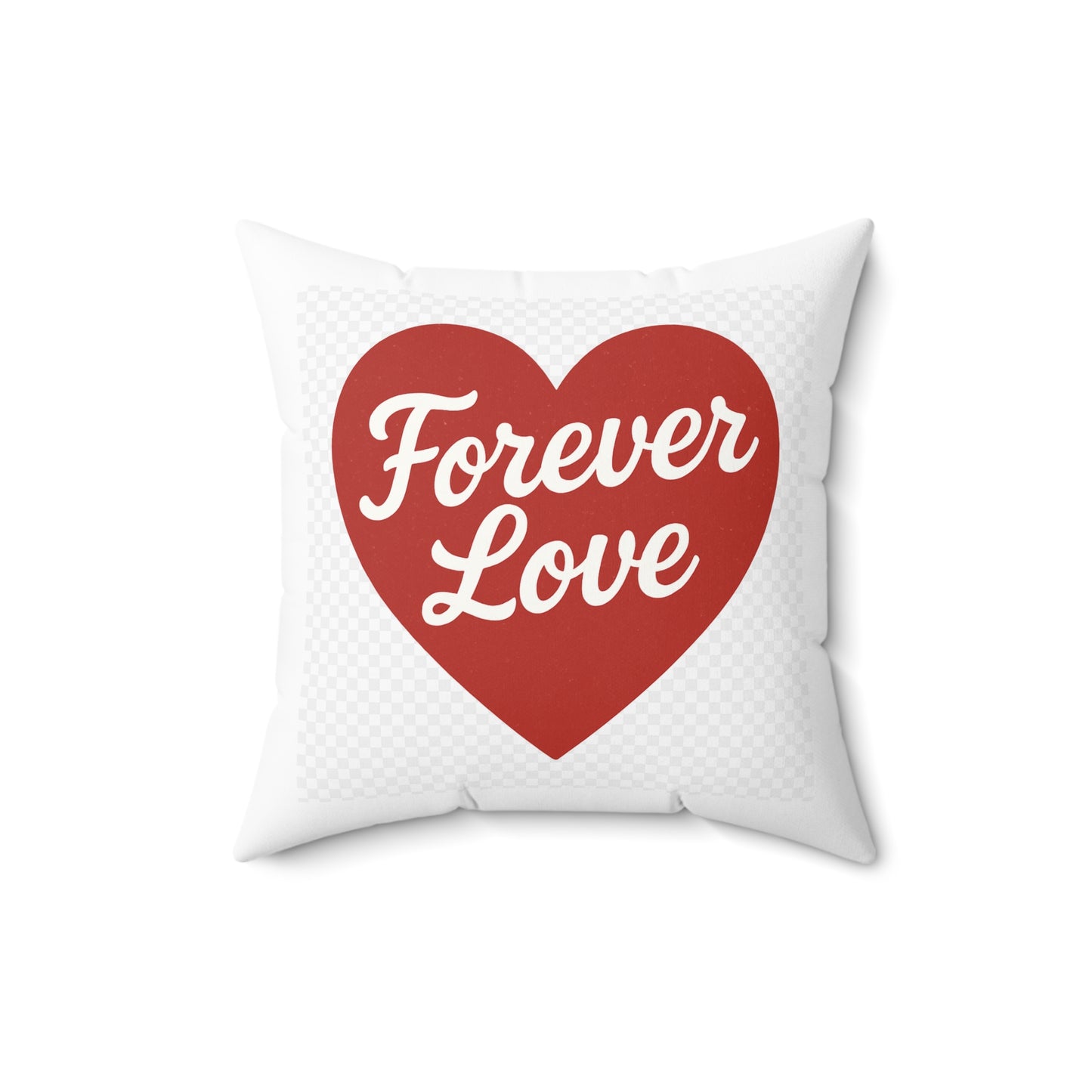 Romantic Love Pillow with Heart Design, Cozy Home Decor, Gift for Anniversary, Valentine’s Day, Wedding, Engagement, Forever Love