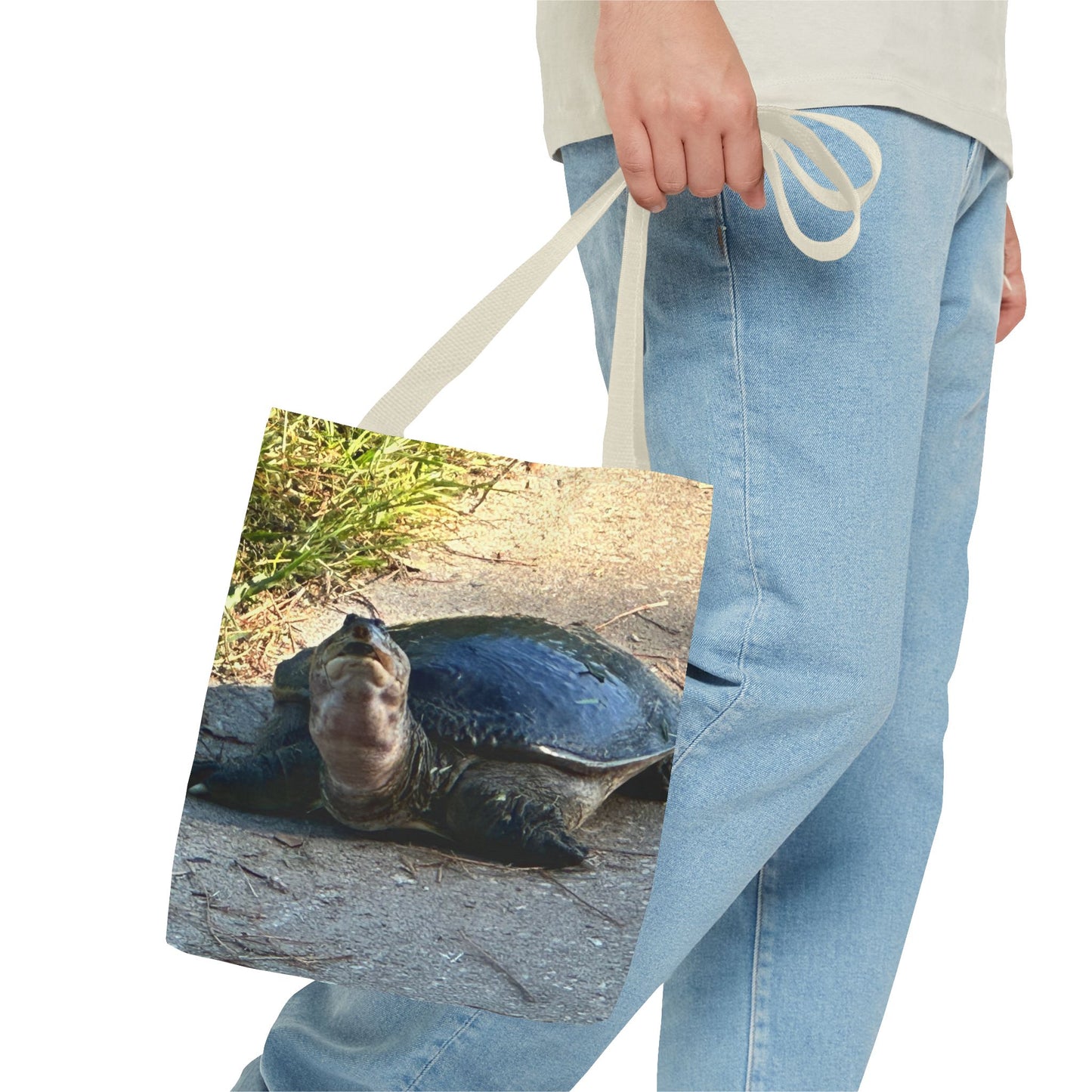 Cute Turtle Tote Bag - Eco-Friendly Beach Bag, Reusable Grocery Tote, Animal Lover Gift, Nature-Inspired Accessory, Perfect for Summer
