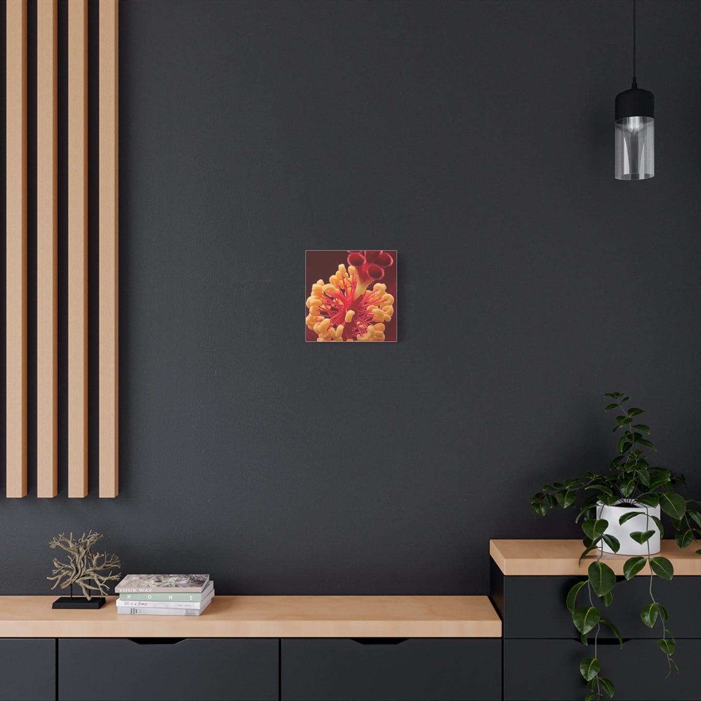 Floral Canvas Art Print, Stretched Wall Decor, Home Decor, Botanical Artwork, Modern Wall Art, Gift for Flower Lovers