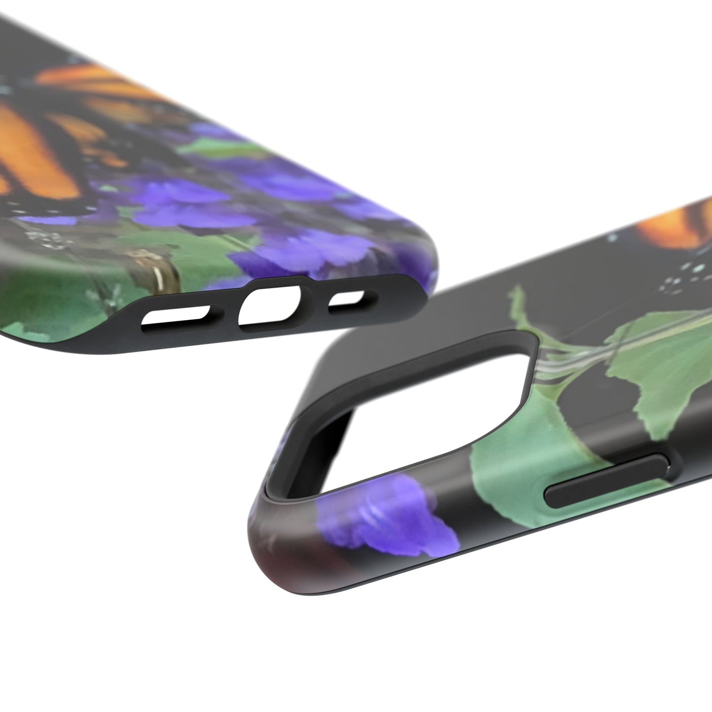 Butterfly Floral Magnetic Tough Cases, Nature Phone Cases, Gift for Nature Lovers, Eco-Friendly Cell Phone Case, Unique Smartphone Accessory