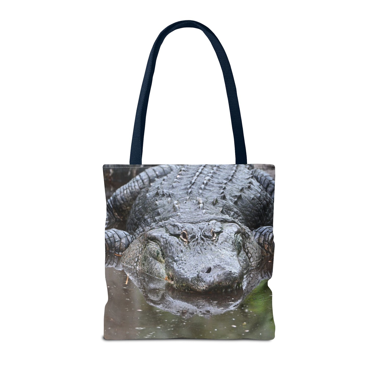 Alligator Print Tote Bag, Wildlife Lover Gift, Eco-Friendly Bag, Beach Tote, Animal Lovers' Accessory, Unique Alligator Purse