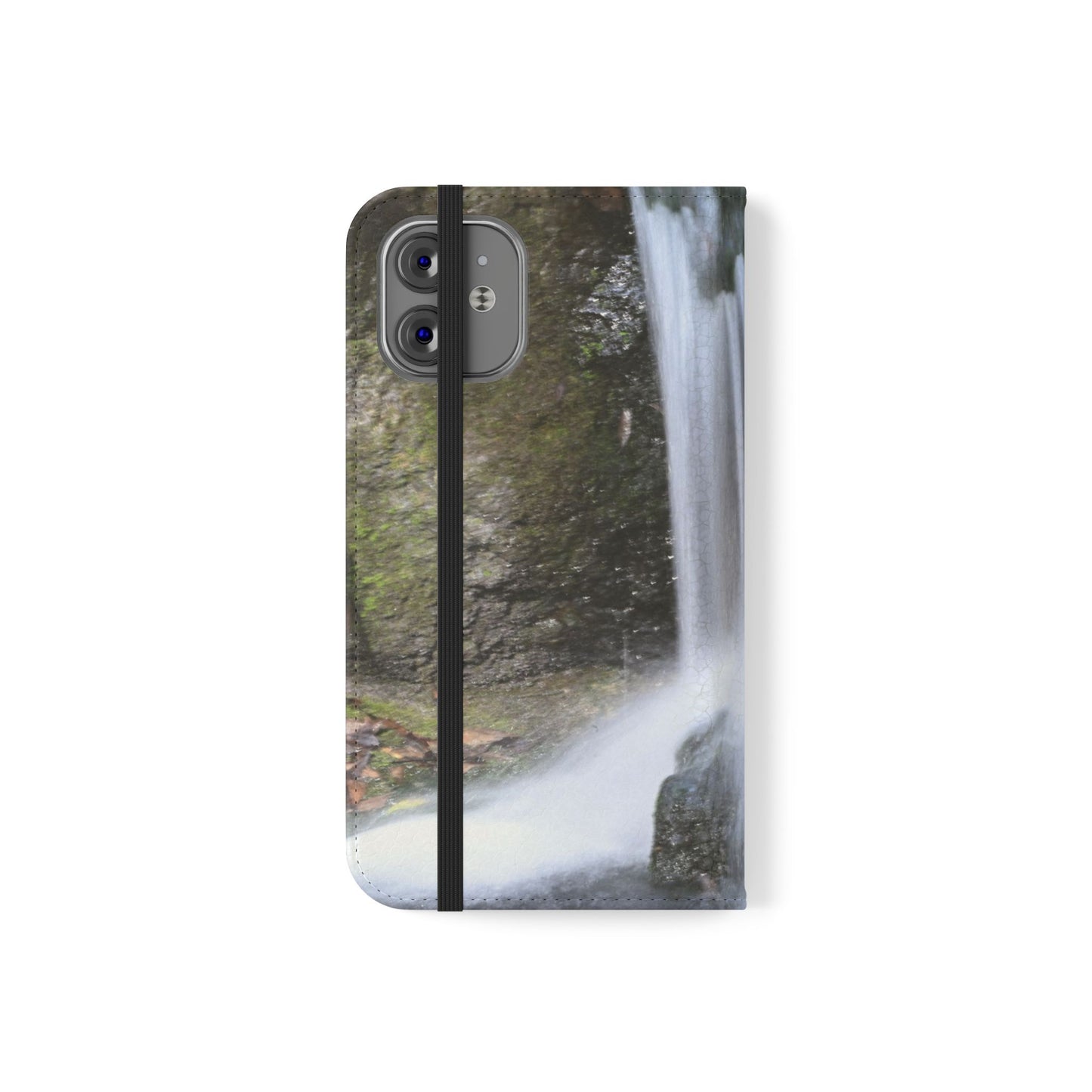 Scenic Waterfall Flip Case, Nature Phone Wallet, Eco-Friendly Phone Accessory, Gift for Nature Lovers, Travel Must-Have