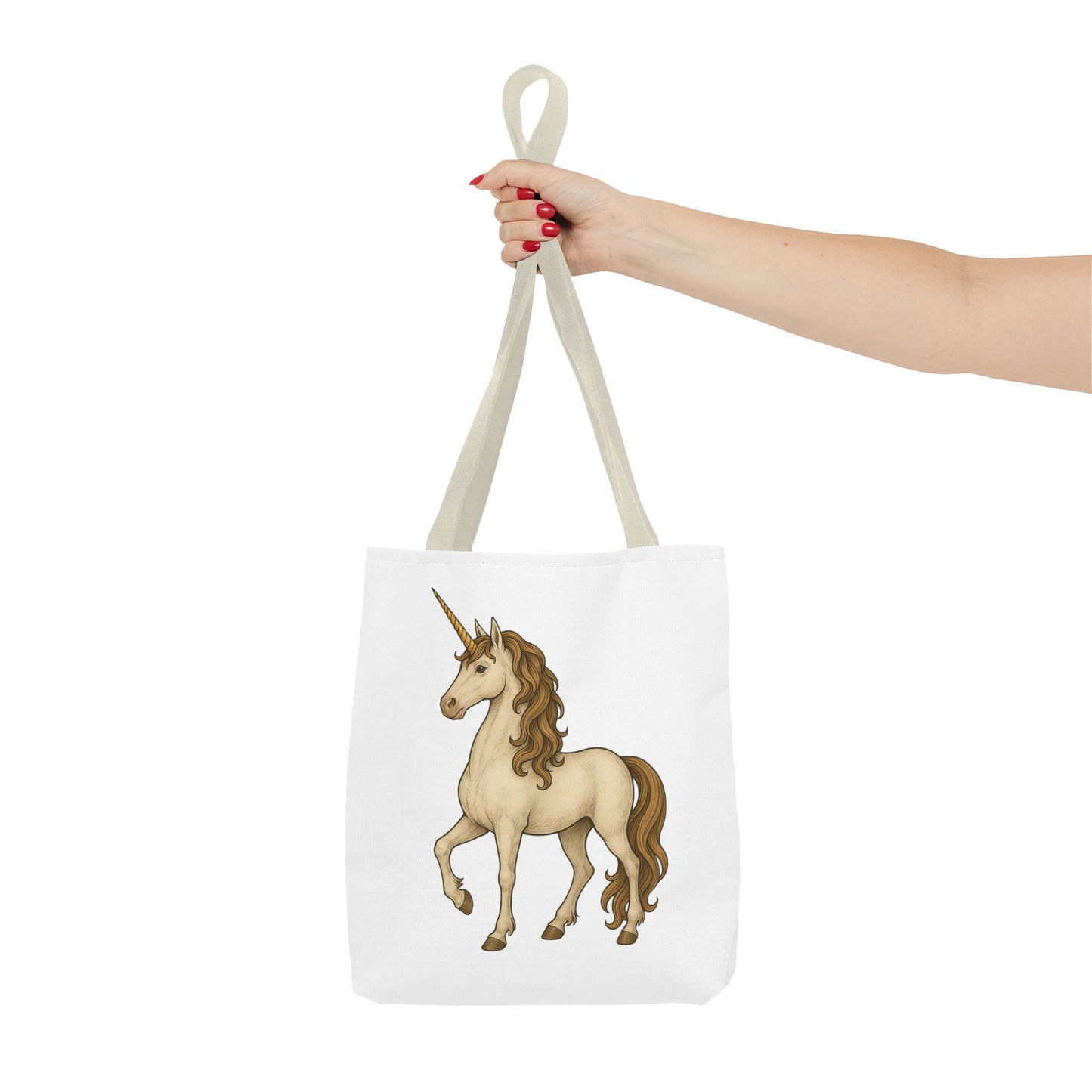 Unicorn Tote Bag, Cute Unicorn Bag, Graphic Tote for Kids, Stylish Carryall, Birthday Gift, AOP Tote, Eco-Friendly Shopping Bag