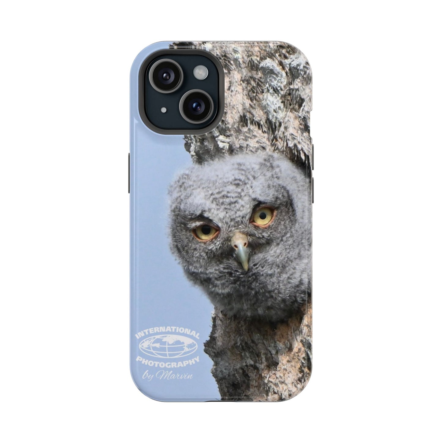 Owl Magnetic Tough Case, Wildlife Phone Case, Nature Lover Gift, Eco-Friendly Phone Cover, Customizable Phone Accessory