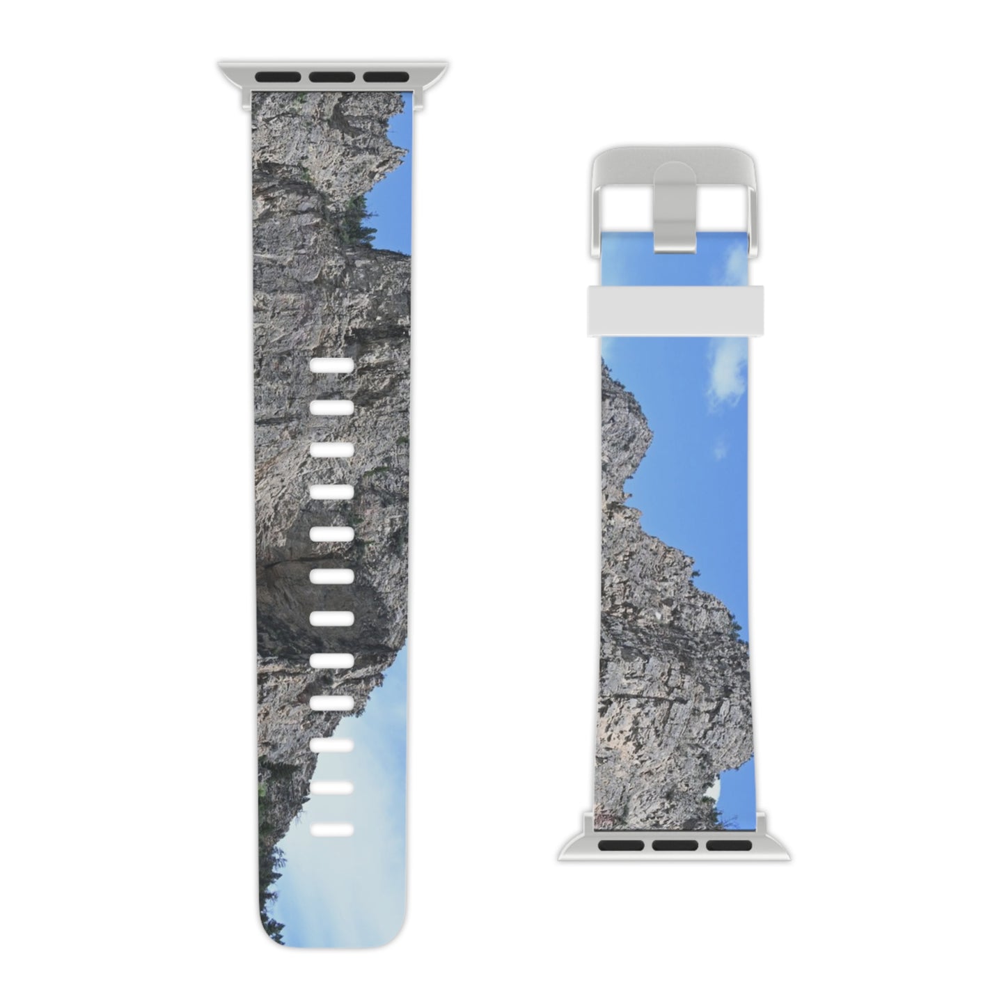 Mountain Sky Apple Watch Band, Nature Inspired Watch Strap, Gift for Adventurers, Casual Wear, Unique Watch Accessory