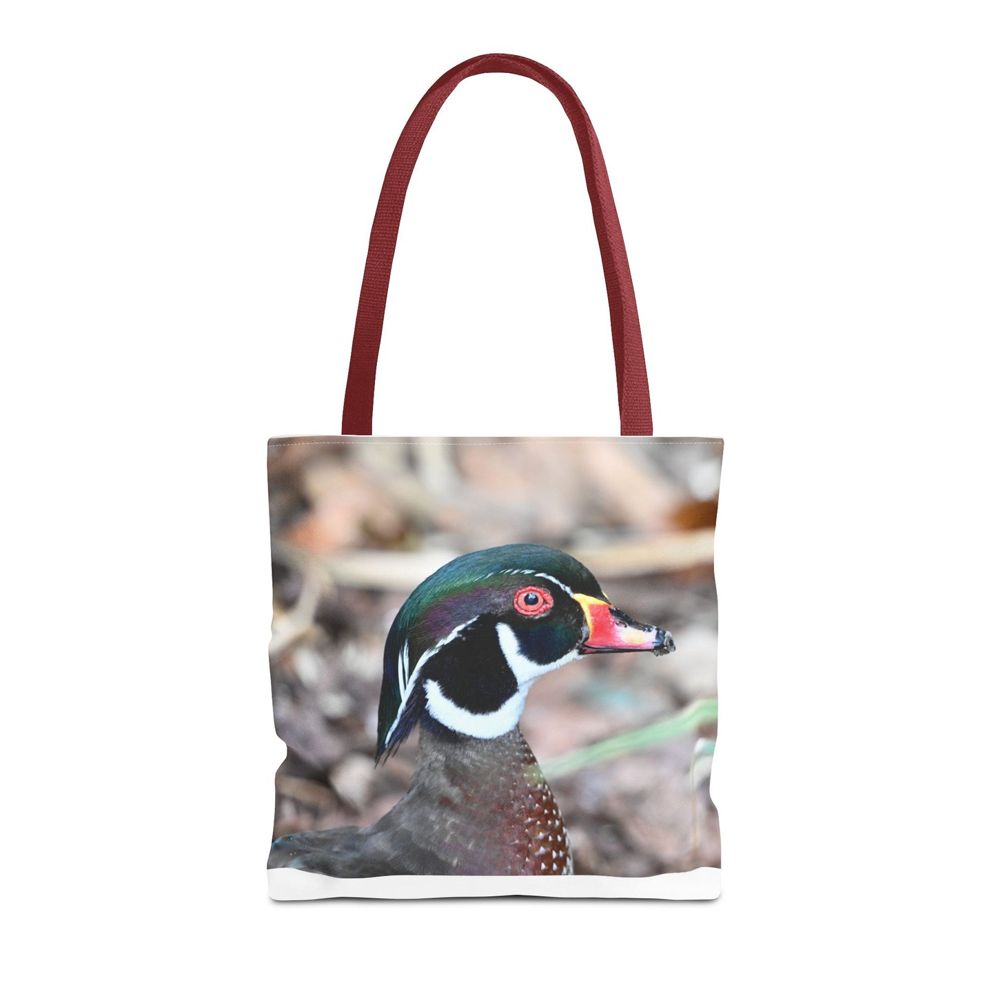 Wood Duck Tote Bag, Nature Lover Eco-Friendly Tote, Gift for Bird Enthusiasts, Stylish Reusable Shopping Bag, Photography Art Bag