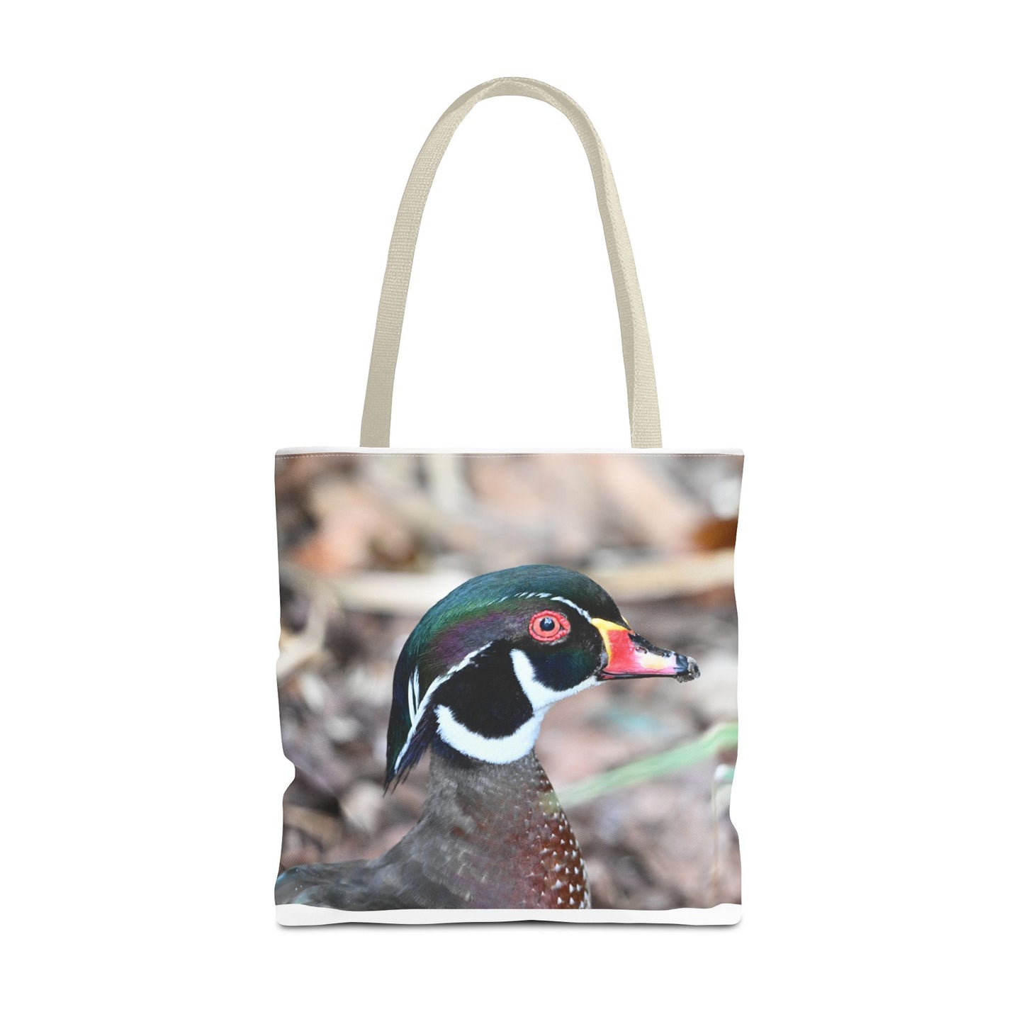 Wood Duck Tote Bag, Nature Lover Eco-Friendly Tote, Gift for Bird Enthusiasts, Stylish Reusable Shopping Bag, Photography Art Bag