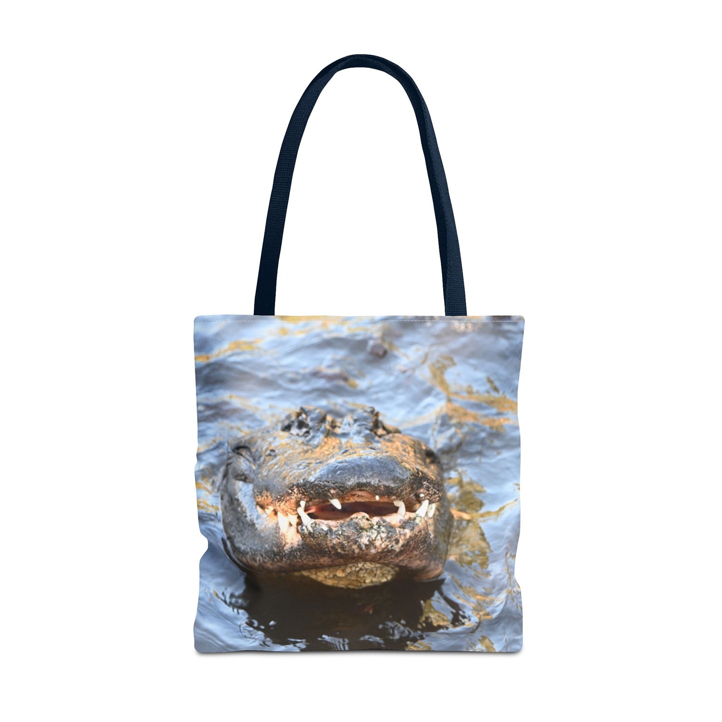 Alligator Print Tote Bag, Eco-Friendly Shopping Bag, Wildlife Lover Gift, Summer Essential, Beach Tote, Animal Lover Accessories