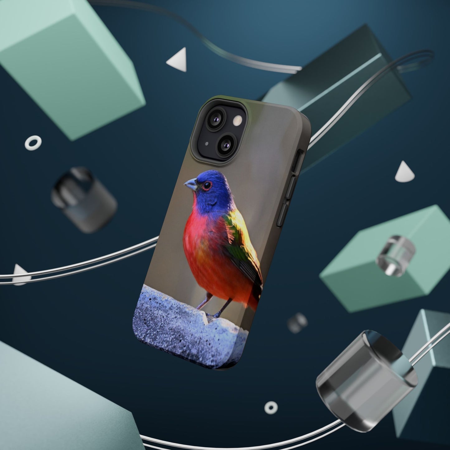 Colorful Bird Phone Case, Magnetic Tough Cases, Nature Lover Gift, Wildlife Phone Cover, Eco-Friendly Tech Accessories
