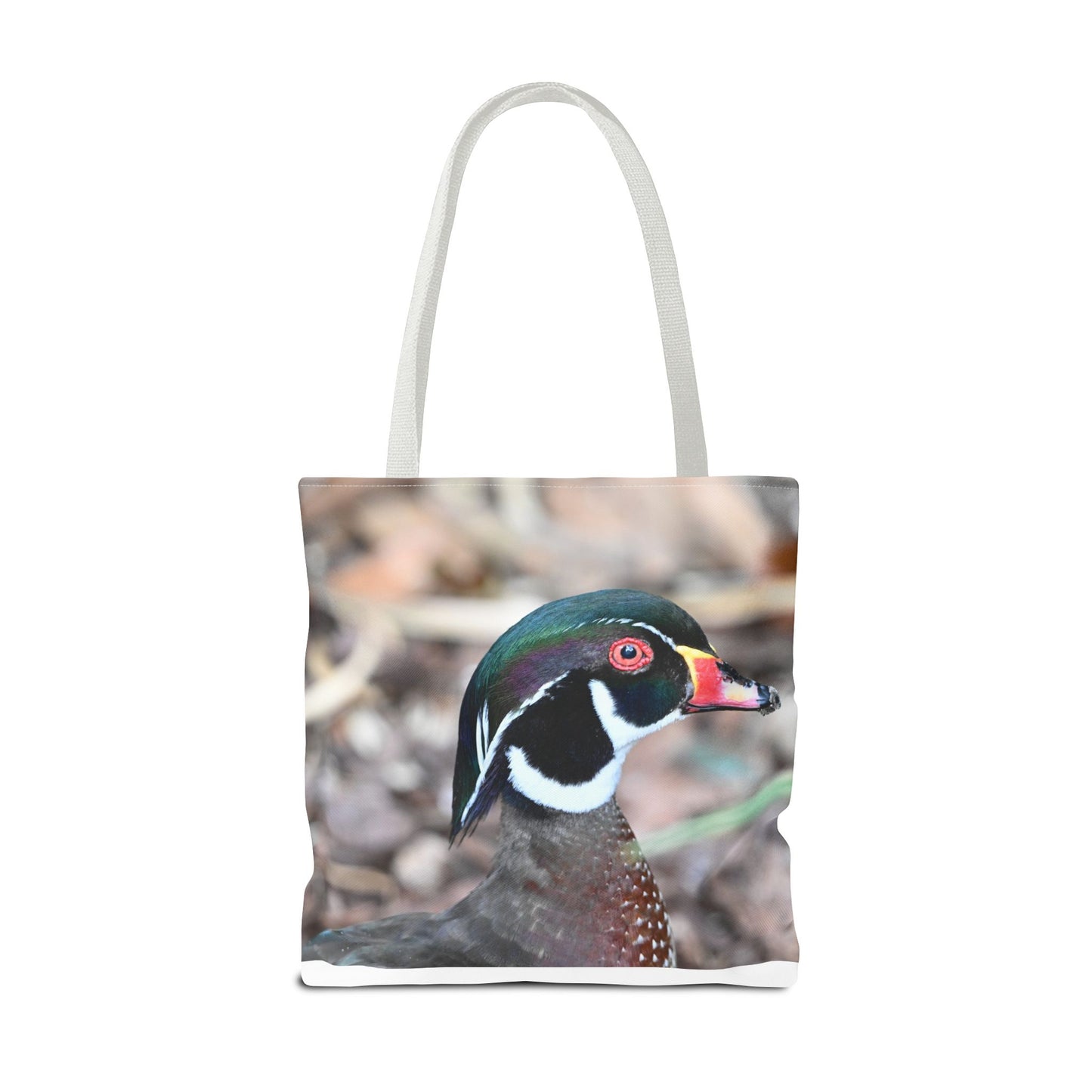 Wood Duck Tote Bag, Nature Lover Eco-Friendly Tote, Gift for Bird Enthusiasts, Stylish Reusable Shopping Bag, Photography Art Bag