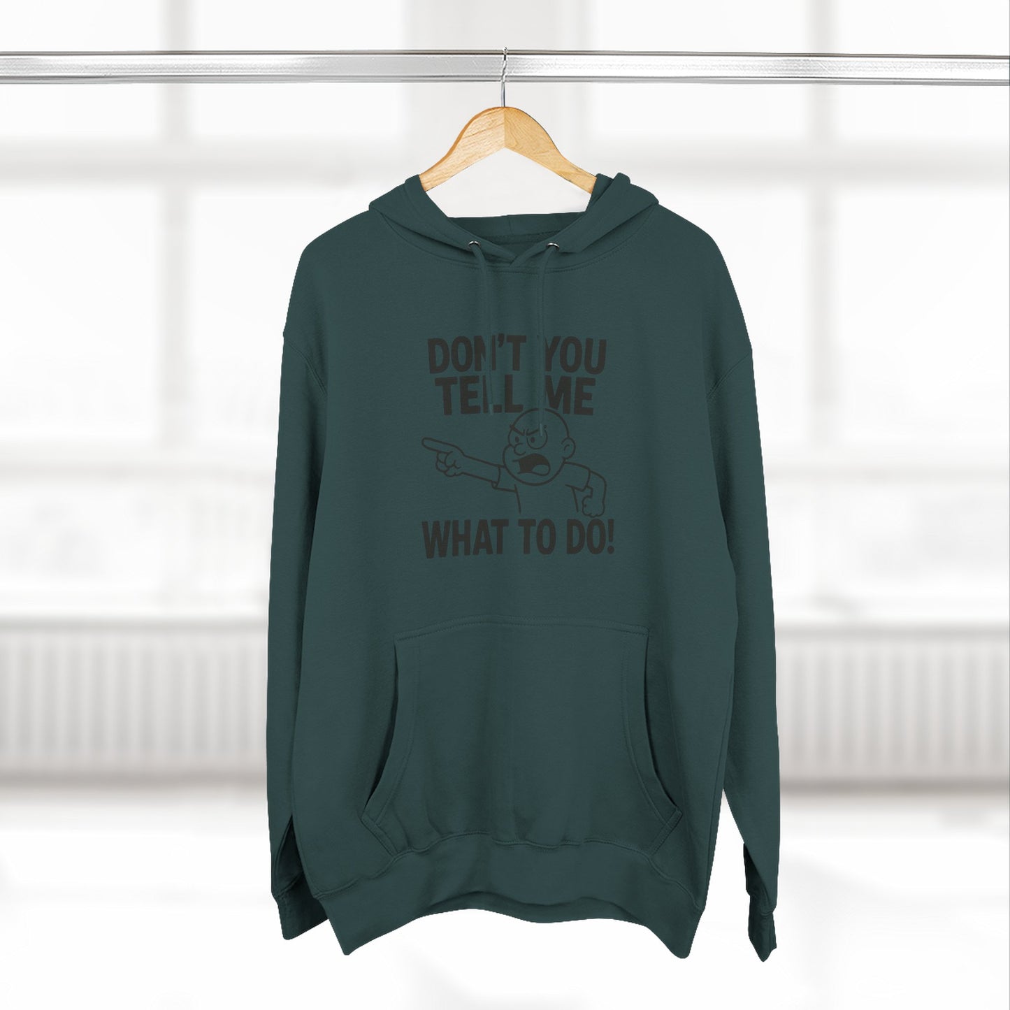 Funny Quote Fleece Hoodie, Cozy Apparel, Casual Wear, Perfect Gift for Adults, Unique Sweatshirt for Any Occasion