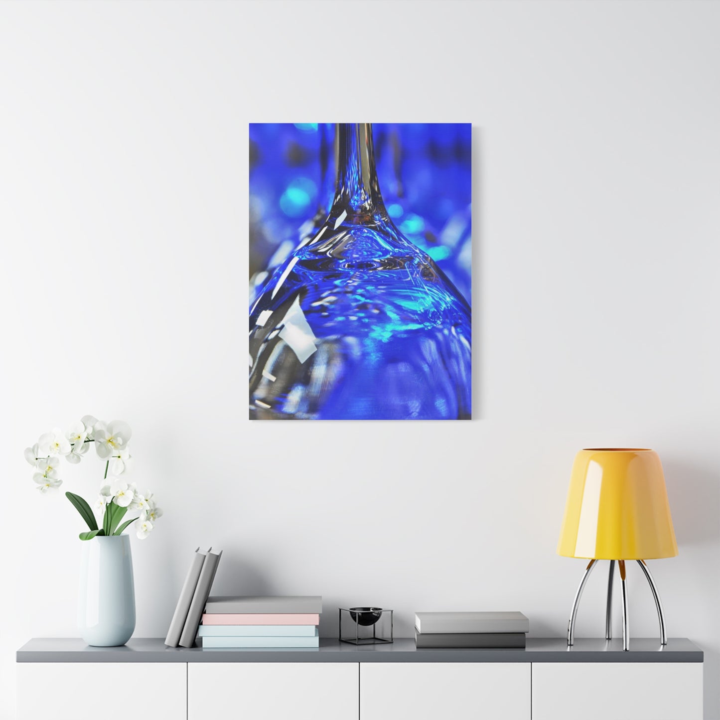 Blue Reflection Canvas Art Print