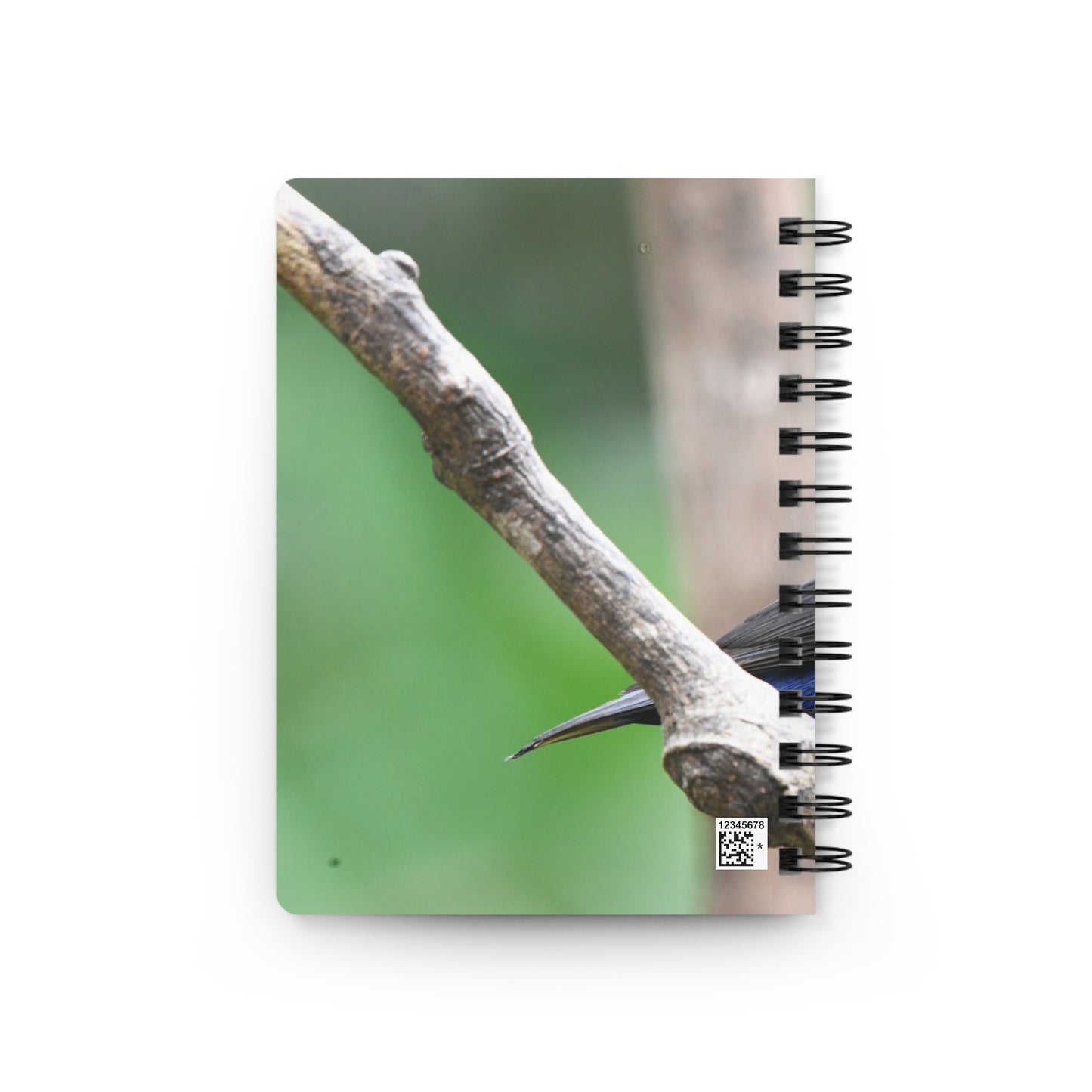 Nature-Inspired Spiral Bound Journal with Bird Design, Writing Notebook, Gift for Writers, Eco-Friendly Journal, Personalized Stationery