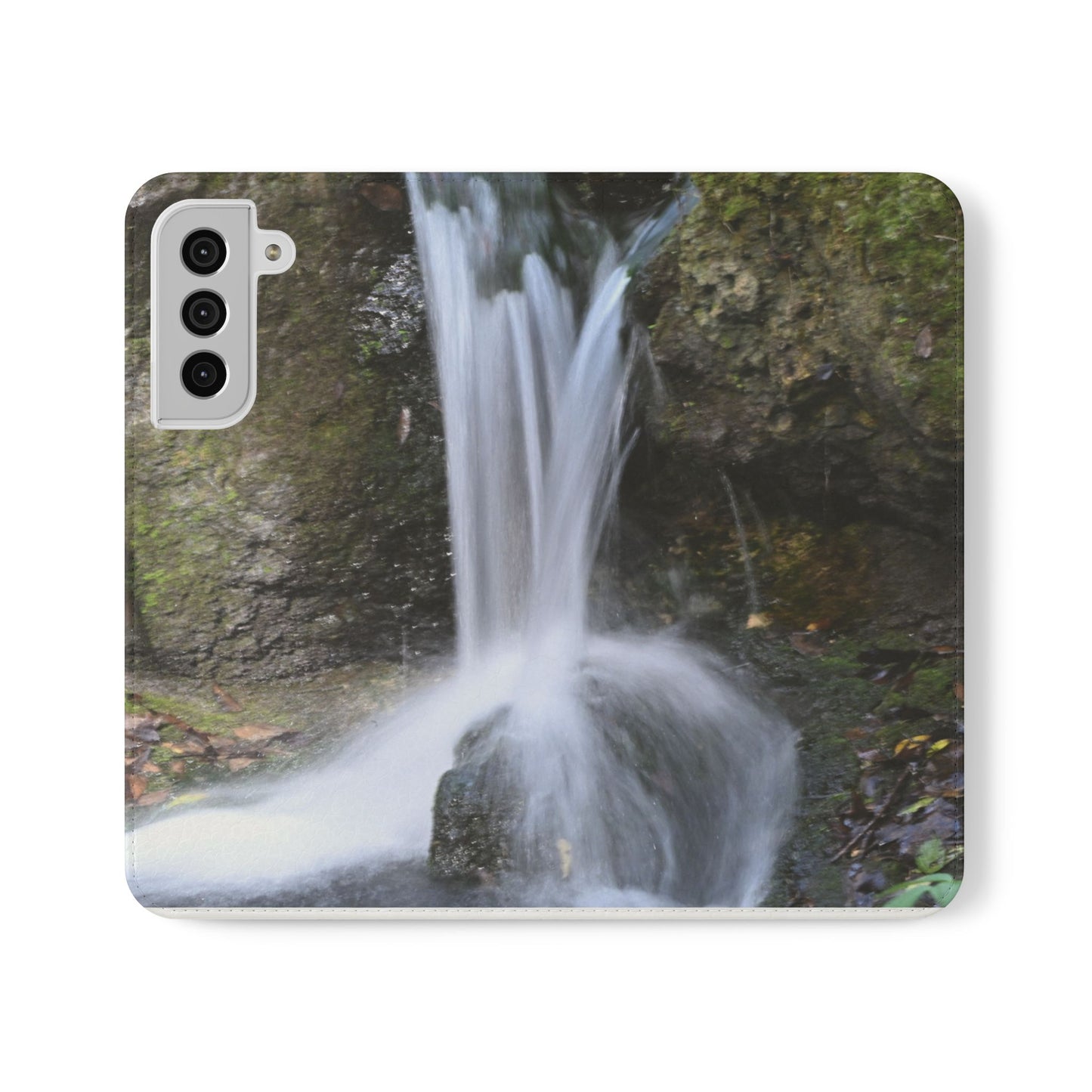 Scenic Waterfall Flip Case, Nature Phone Wallet, Eco-Friendly Phone Accessory, Gift for Nature Lovers, Travel Must-Have