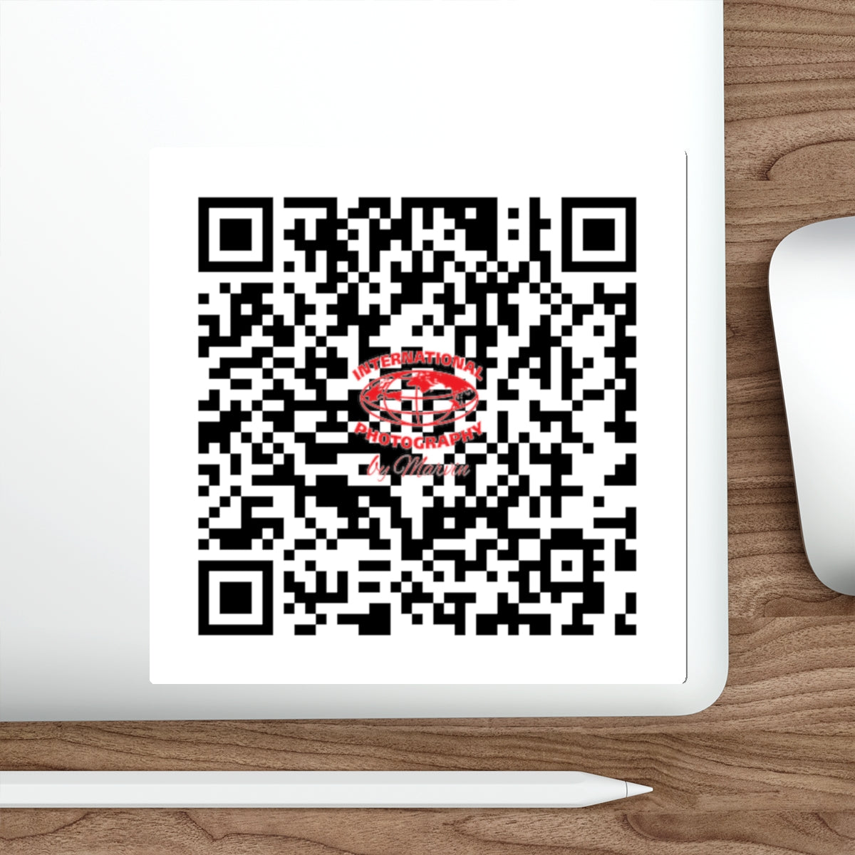 Custom QR Code Die-Cut Stickers, Laptop Decals, Personalized Stickers, Unique Gifts, Office Supplies, Fun Decor