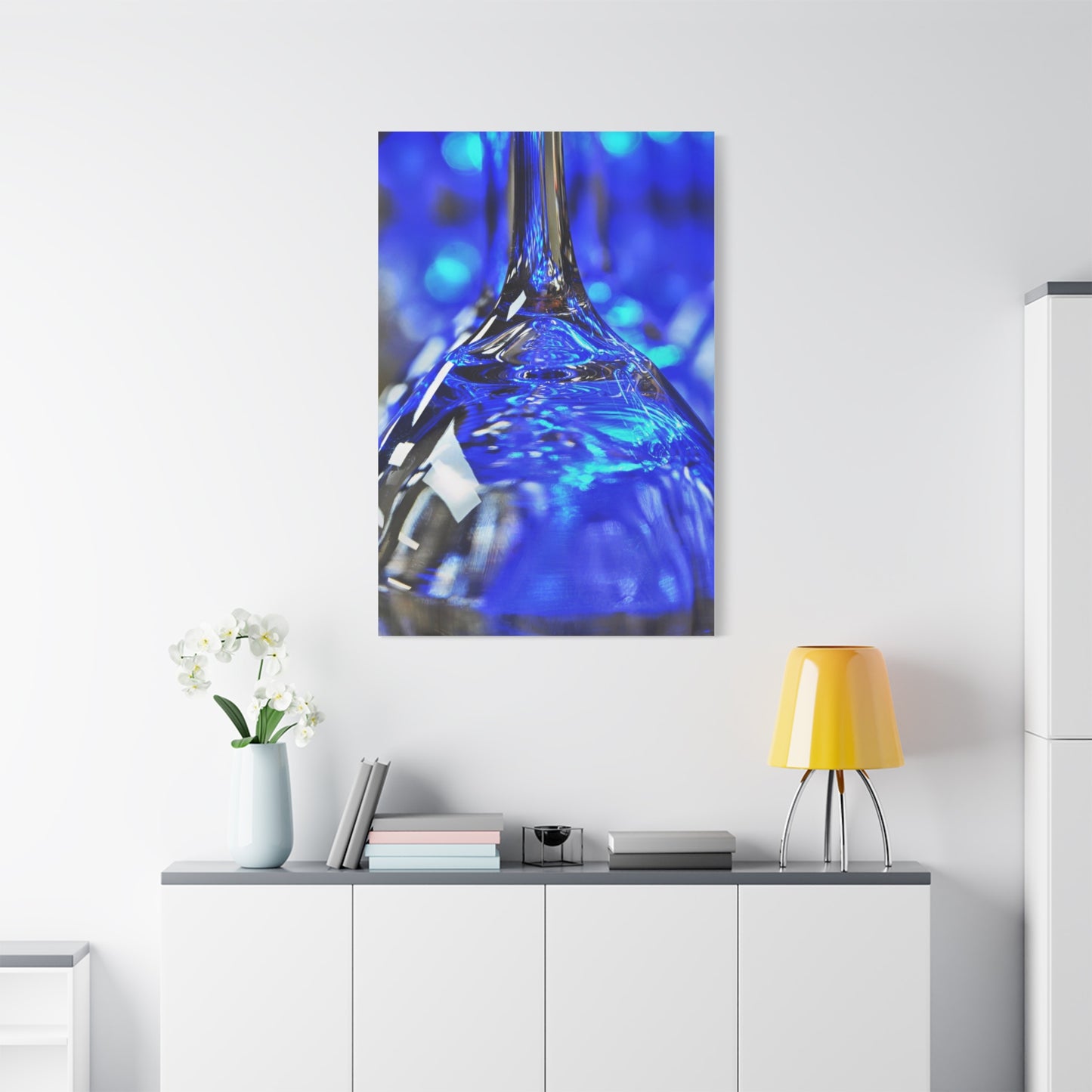 Blue Reflection Canvas Art Print