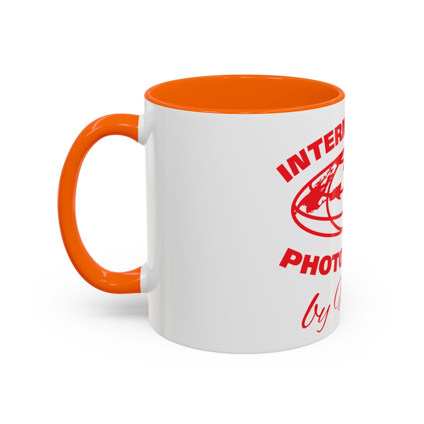 International Photography Accent Mug - Unique Coffee Mug, Gift for Photographers, Travel Mug, Artsy Gifts, Photography Lovers