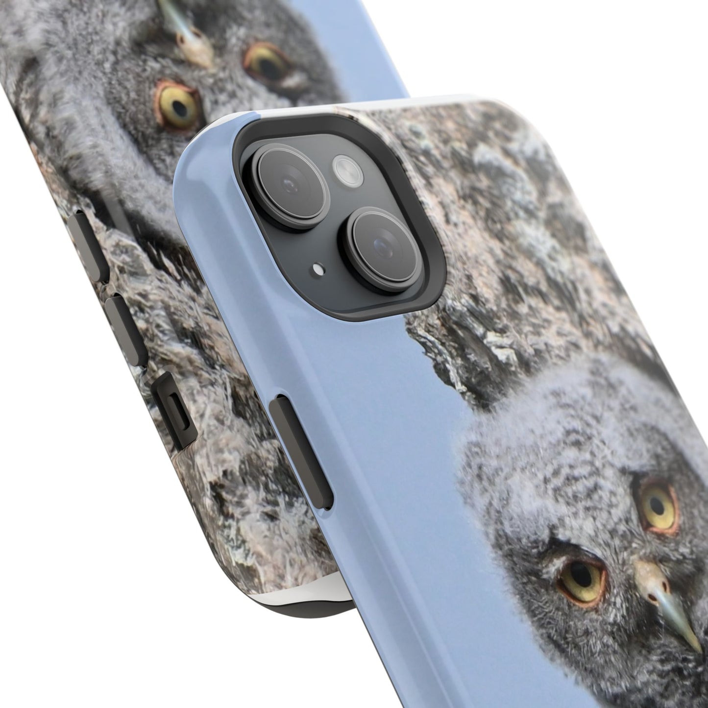 Owl Magnetic Tough Case, Wildlife Phone Case, Nature Lover Gift, Eco-Friendly Phone Cover, Customizable Phone Accessory
