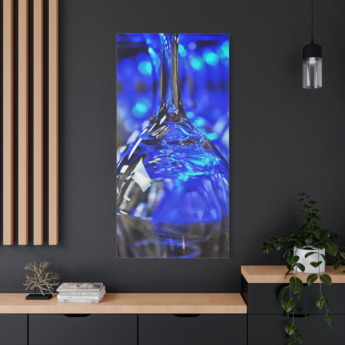 Blue Reflection Canvas Art Print