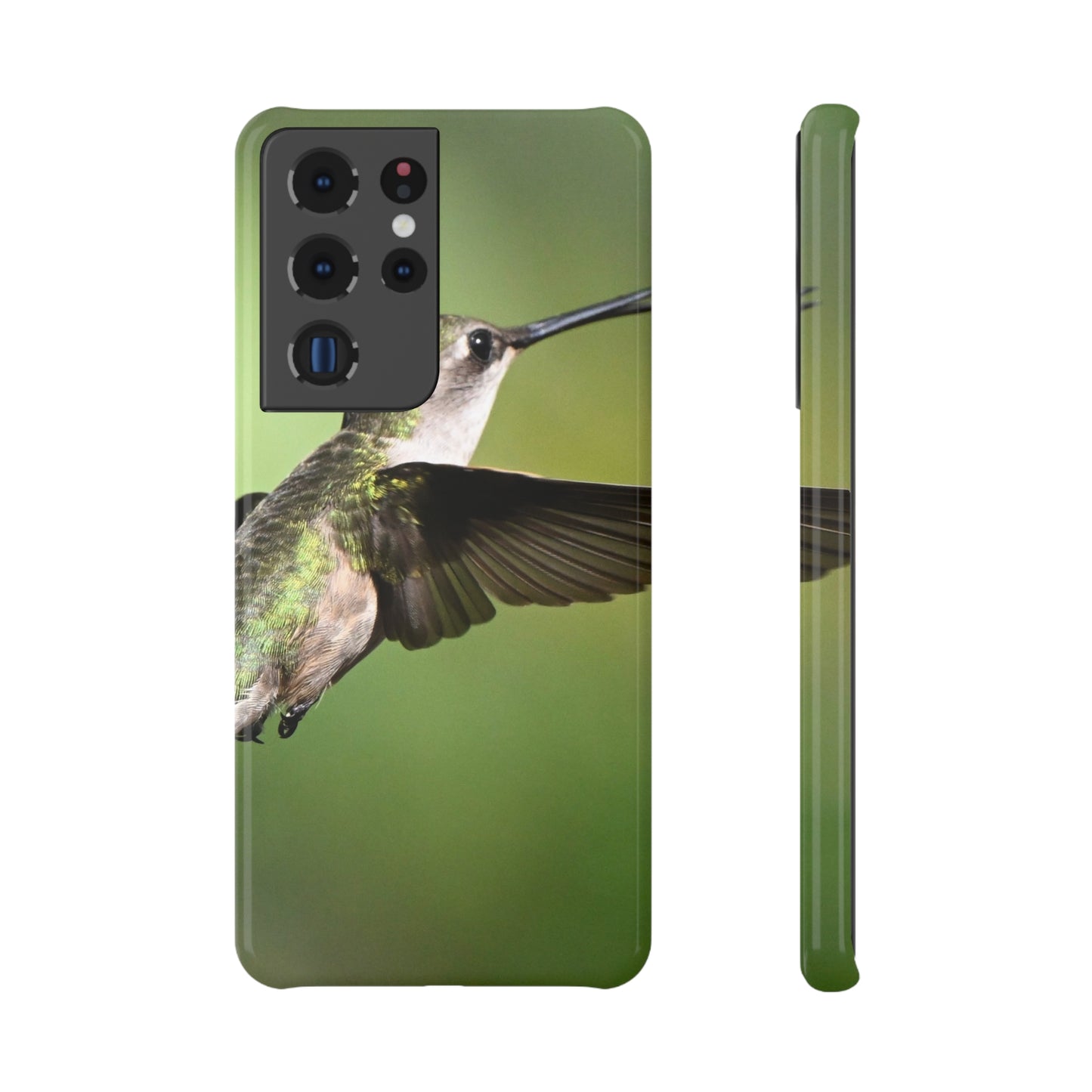 Hummingbird Phone Case, Slim Snap Case for Nature Lovers, Eco-Friendly Phone Accessory, Gift for Wildlife Enthusiasts, Unique Tech Decor