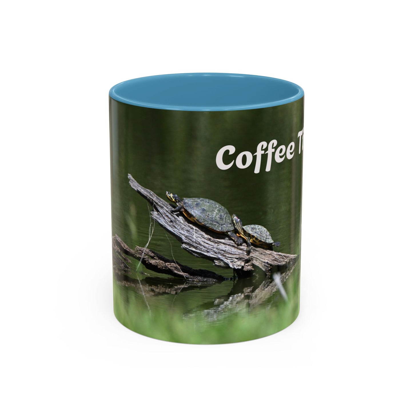 Nature-Inspired Coffee Mug with 'Coffee Time' Design - Perfect Gift for Nature Lovers