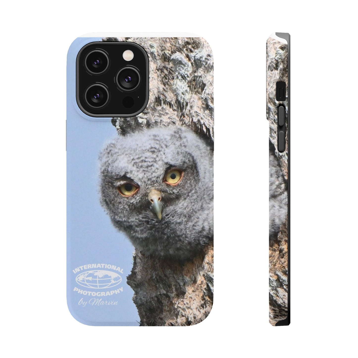 Owl Magnetic Tough Case, Wildlife Phone Case, Nature Lover Gift, Eco-Friendly Phone Cover, Customizable Phone Accessory
