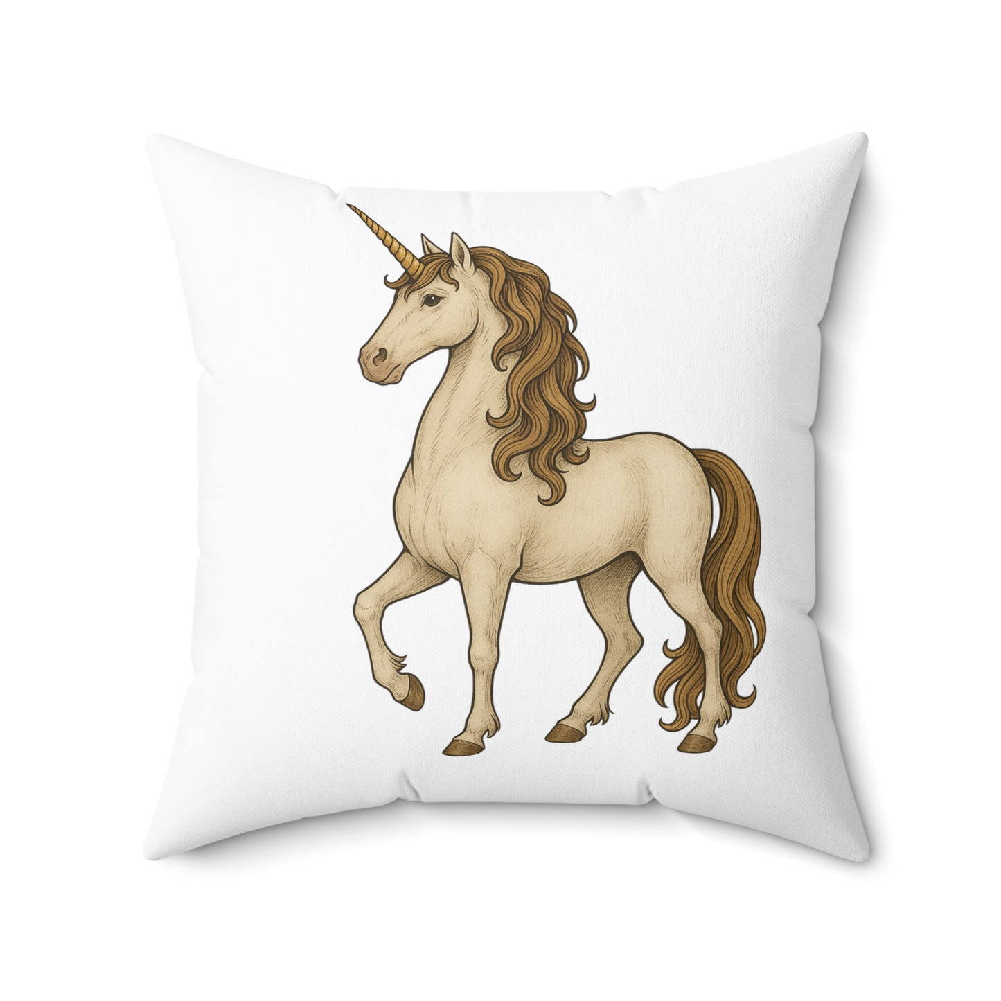 Unicorn Decorative Pillow, Fantasy Home Decor, Kids Room Accent, Magical Gift, Unicorn Lover Cushion, Cozy Sitting Pillow