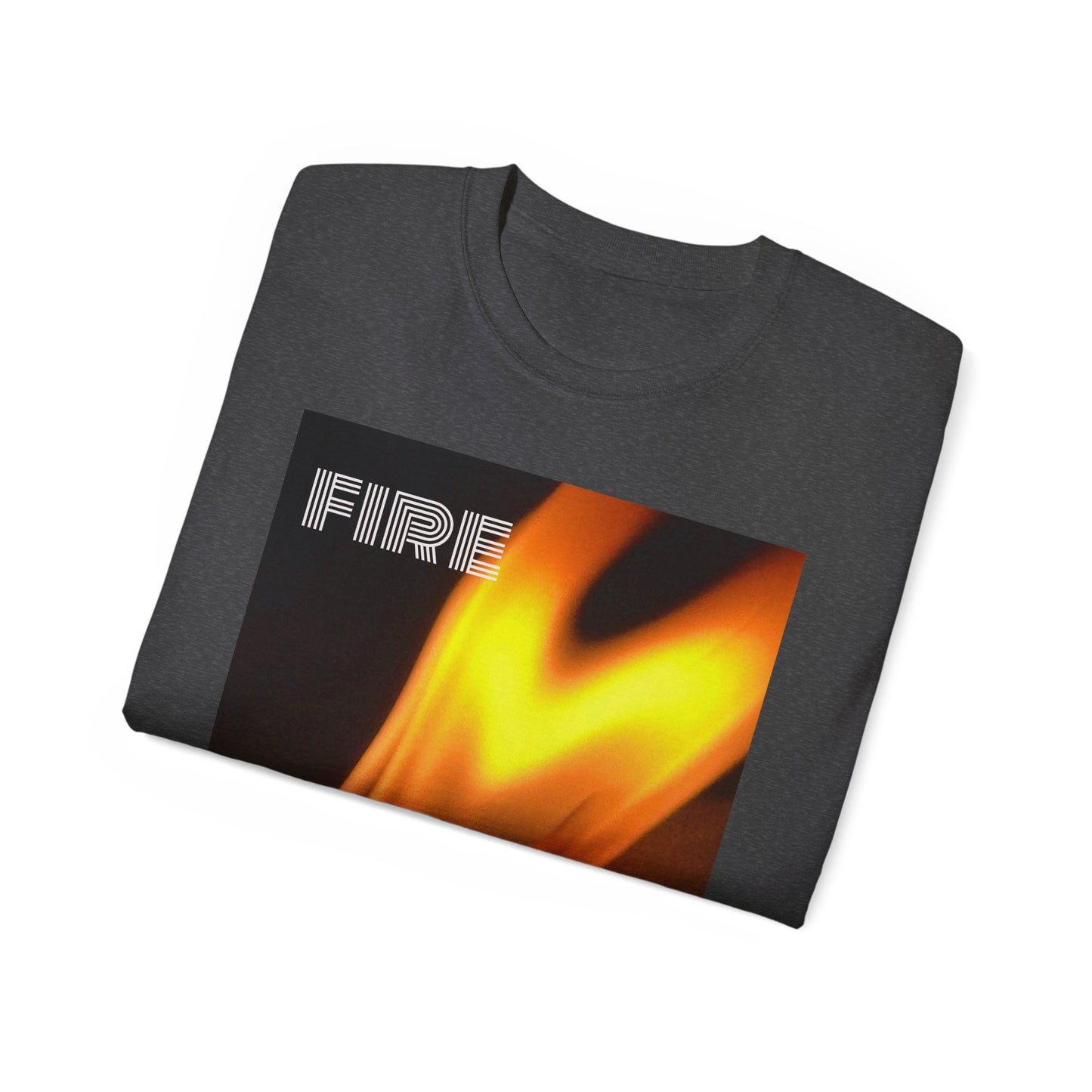 Fiery Vibes Unisex Ultra Cotton Tee, Graphic Tee, Streetwear, Casual Wear, Gift for Her, Gift for Him