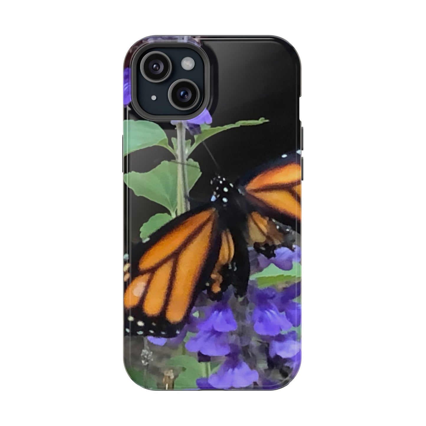 Butterfly Floral Magnetic Tough Cases, Nature Phone Cases, Gift for Nature Lovers, Eco-Friendly Cell Phone Case, Unique Smartphone Accessory