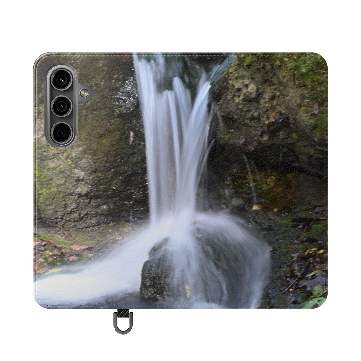 Scenic Waterfall Flip Case, Nature Phone Wallet, Eco-Friendly Phone Accessory, Gift for Nature Lovers, Travel Must-Have