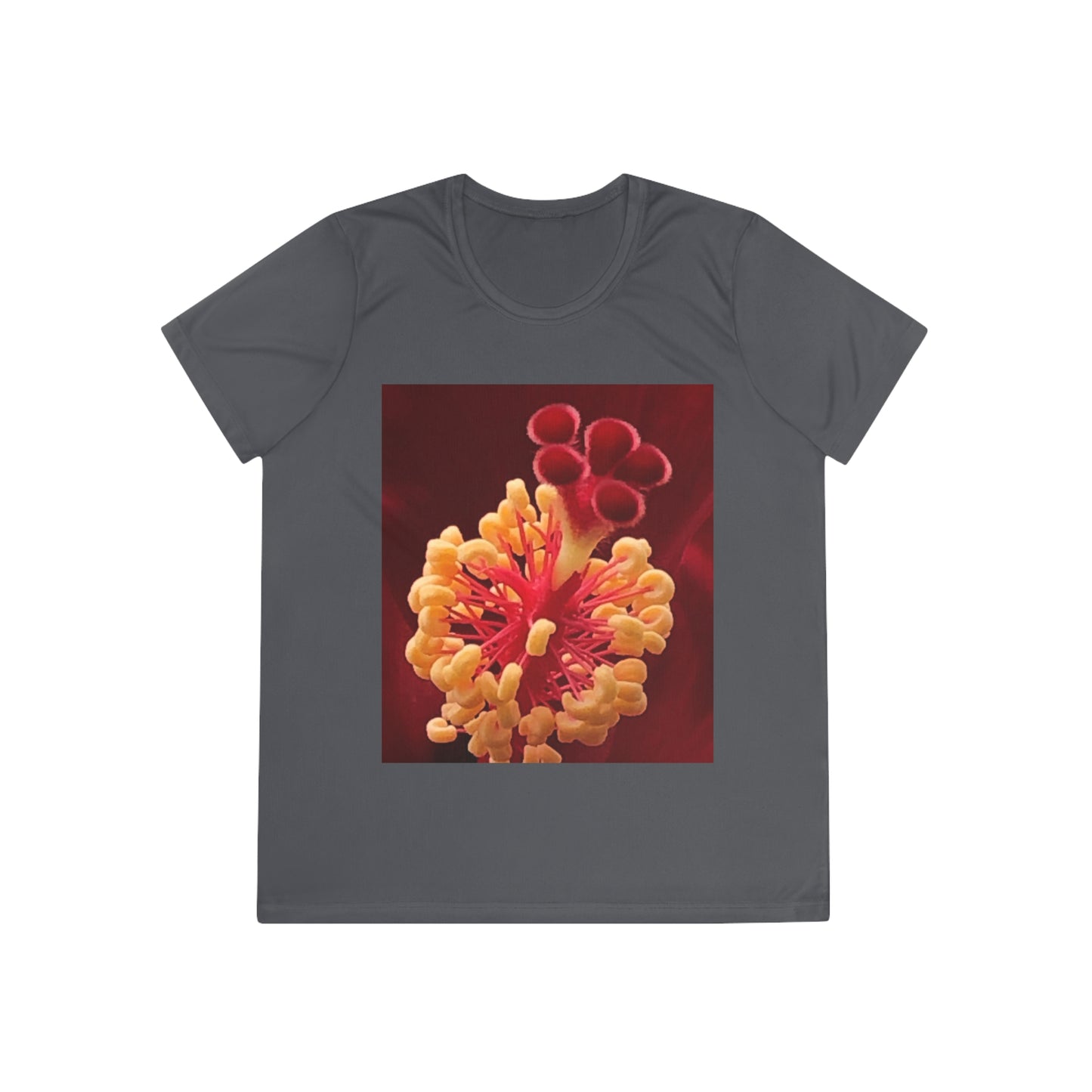 Vibrant Floral Competitor Tee, Nature-Inspired Shirt, Women’s Graphic Tee, Artistic Floral Top, Casual Spring Fashion