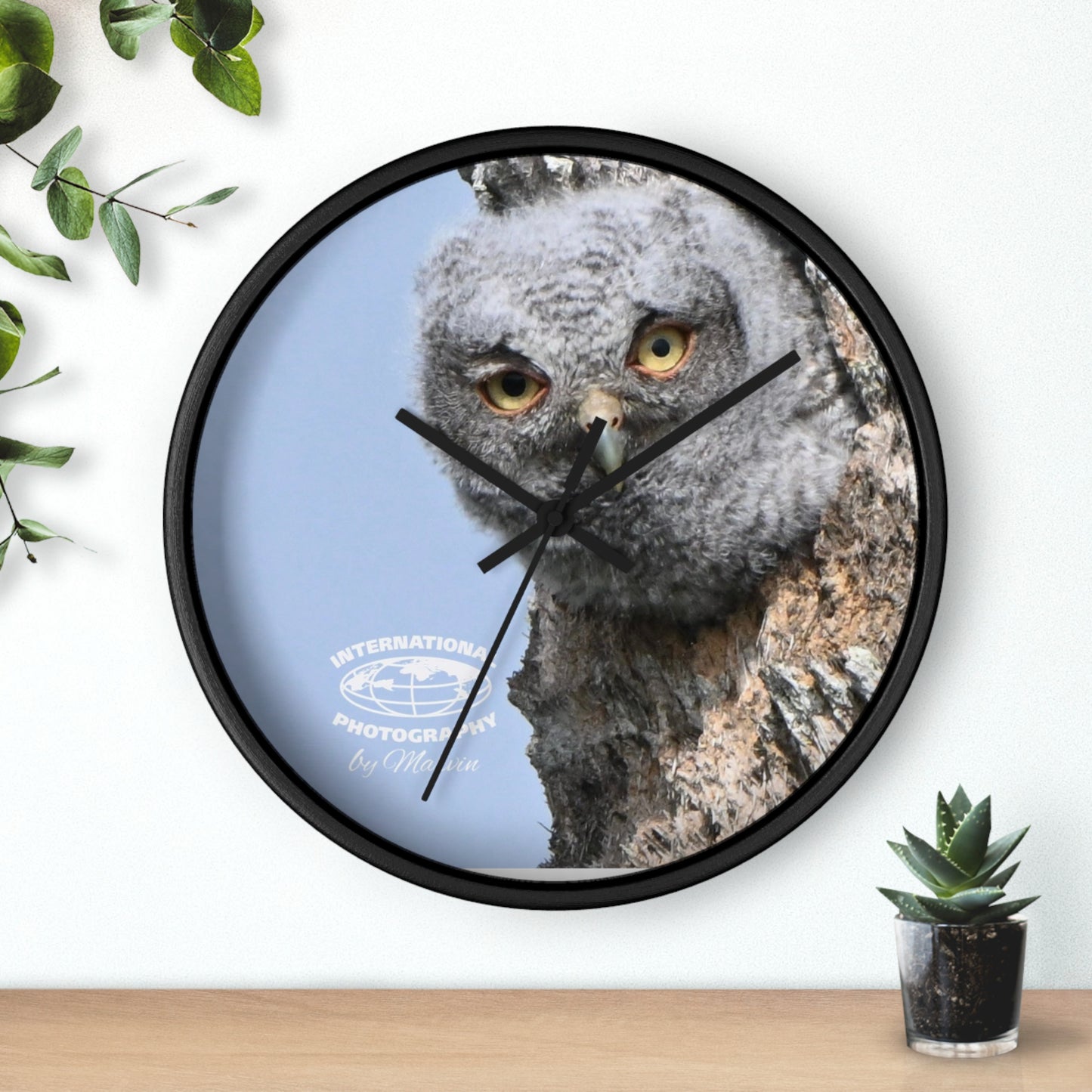 Whimsical Owl Wall Clock - Nature Lover Decor, Unique Home Gift, Bird Watcher Accessory, Kids Room Clock, Owl Enthusiast Present