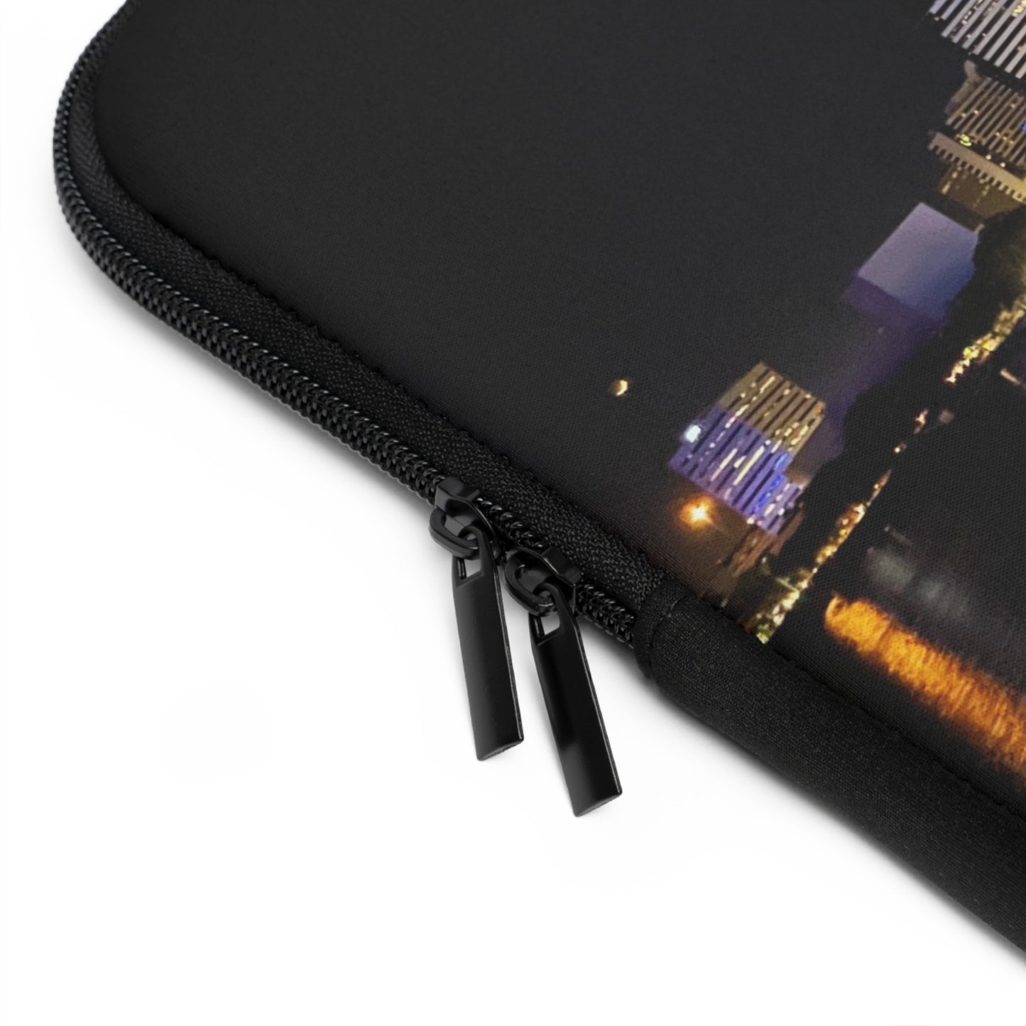 Jacksonville FL Laptop Sleeve, Urban City Design, Tech Accessory, Travel Gift, Customizable Tech Case