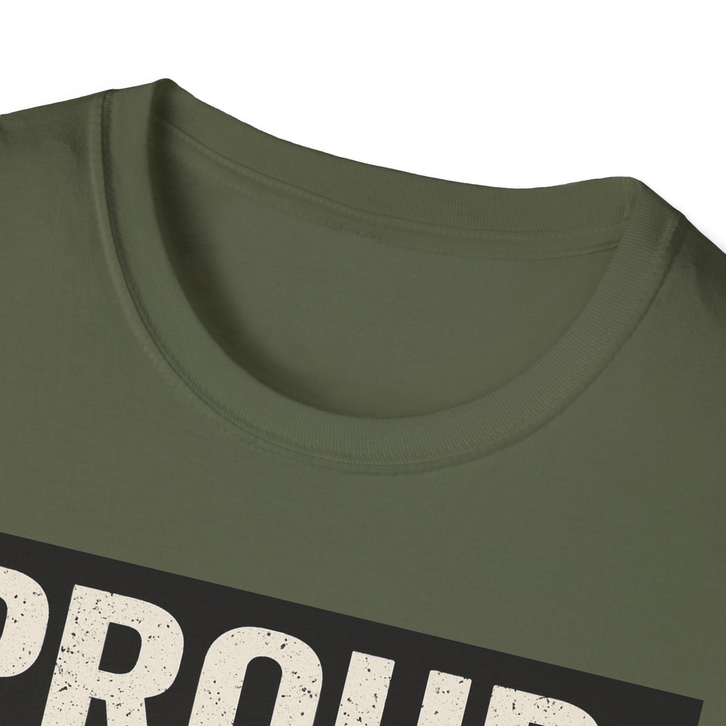 Proud Military Brat T-Shirt, Unisex Softstyle Tee, Patriotic Gift, Military Family Apparel, Comfortable Casual Wear, Support Our Troops