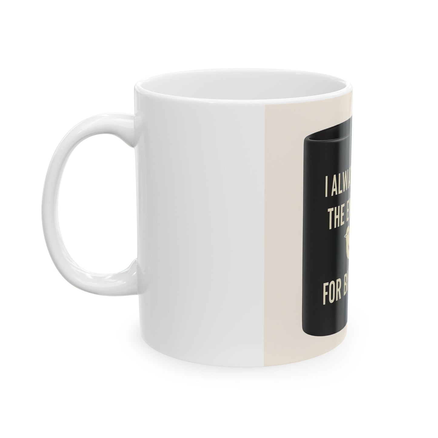 Birding Energy Ceramic Mug - Perfect Gift for Bird Lovers, Birdwatchers, Nature Enthusiasts, Coffee Lovers, Unique Birding Decor
