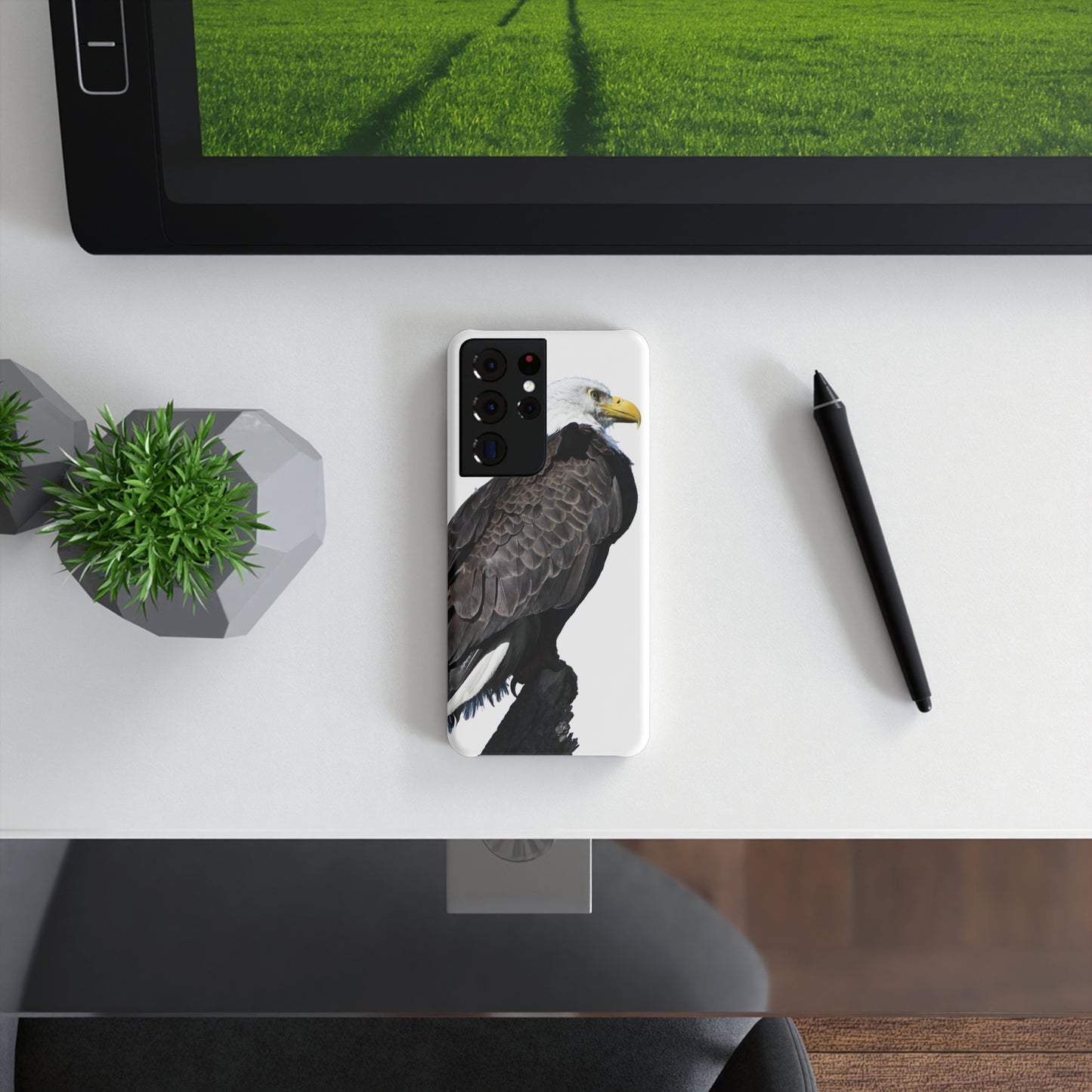 Eagle Slim Snap Case, Wildlife Phone Cover, Nature Lover Gift, Bird Photography Case, Outdoor Enthusiast Accessory