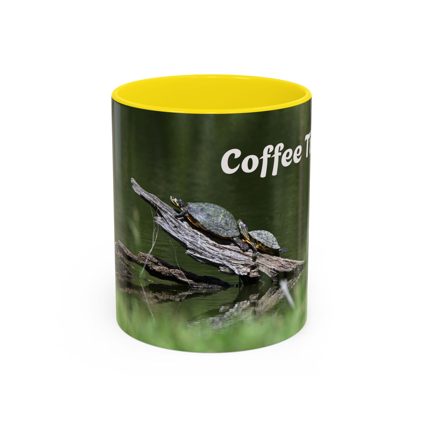 Nature-Inspired Coffee Mug with 'Coffee Time' Design - Perfect Gift for Nature Lovers